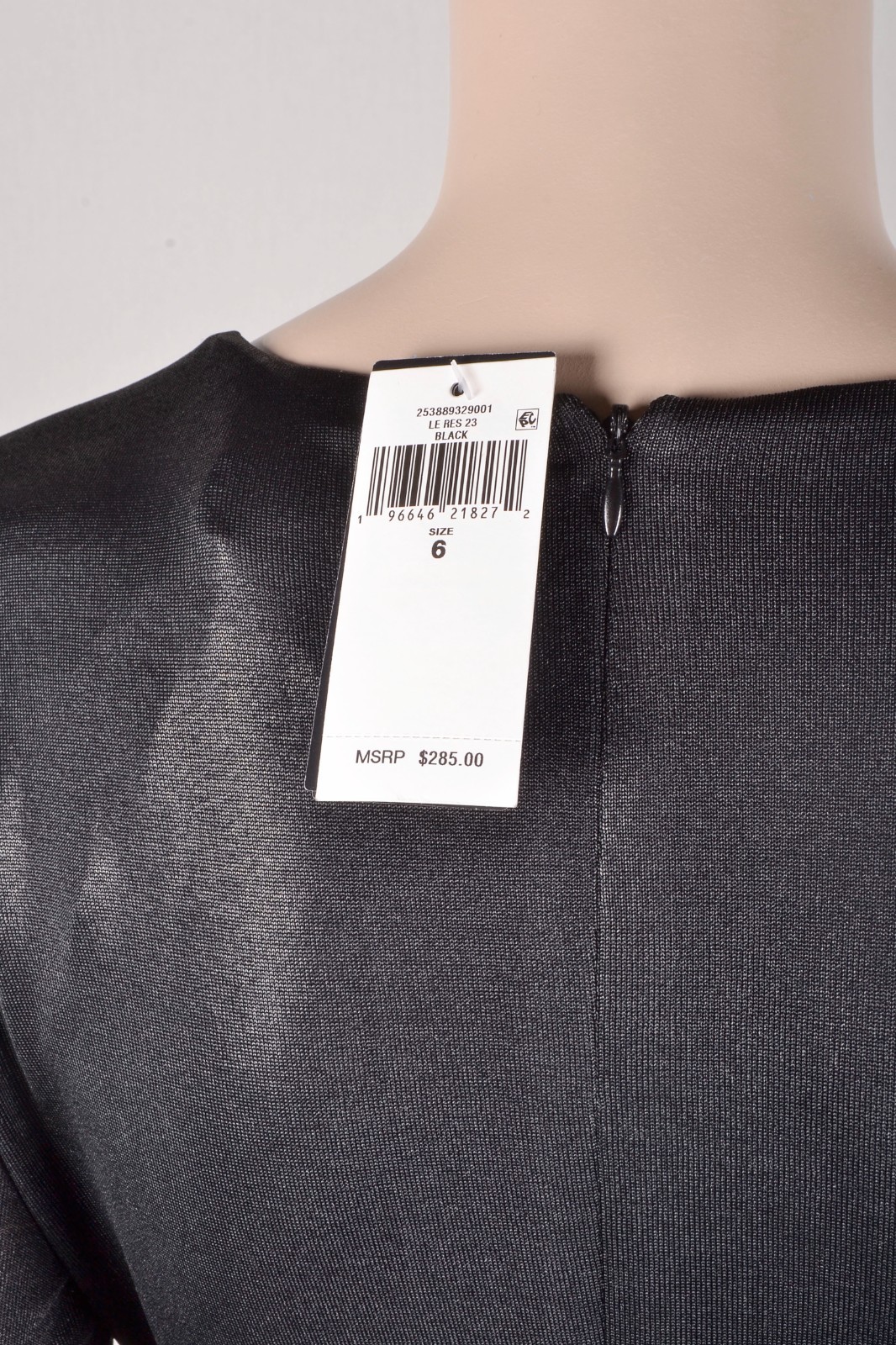 NWT $285 Lauren Ralph Lauren Twist-Front Long Sleeves Foil-Print Jersey Gown 6