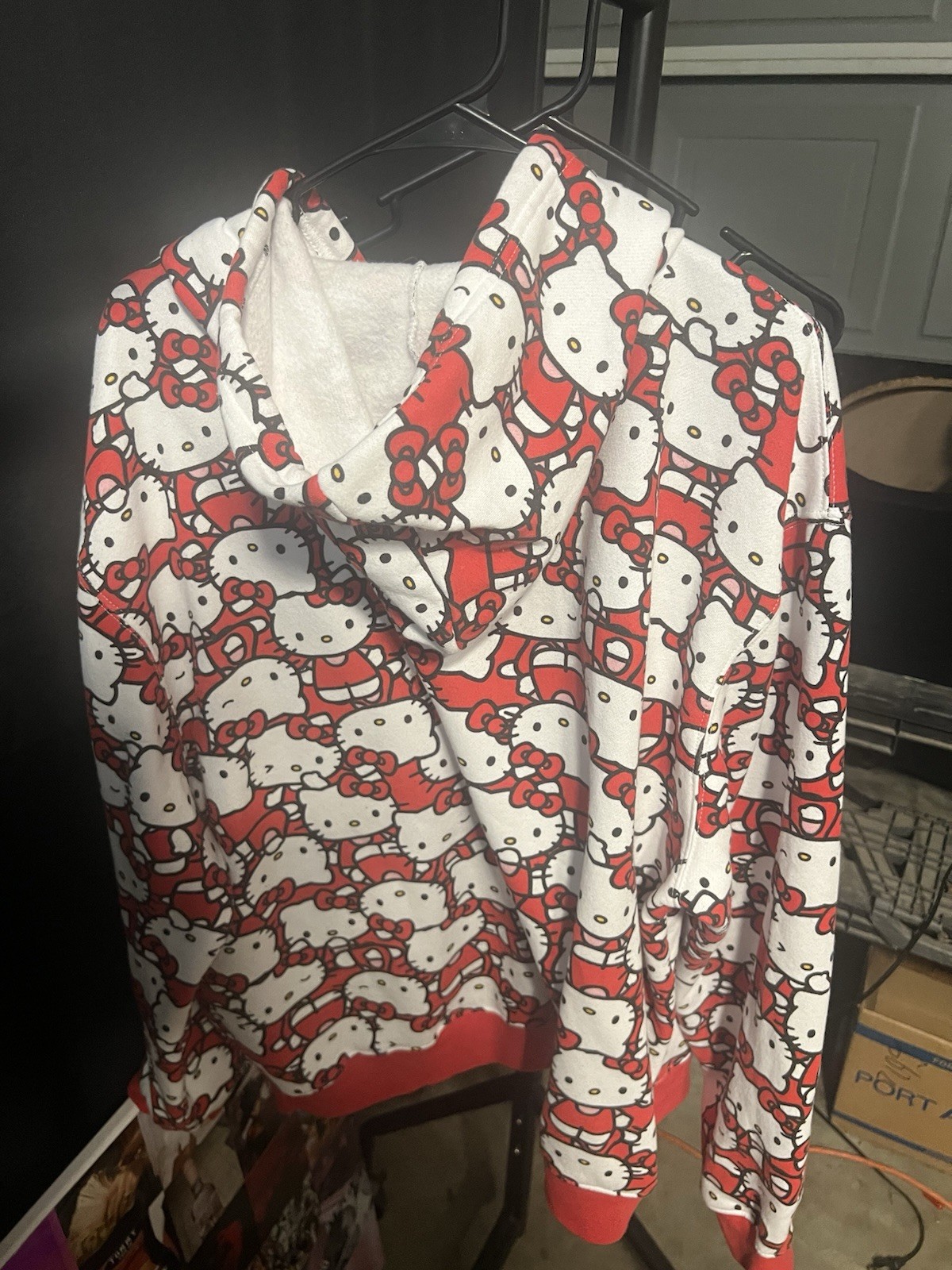 SANRIO Sesame Street Print Zip-front Hooded Jacket (Japan 130) Size 10 US Kids