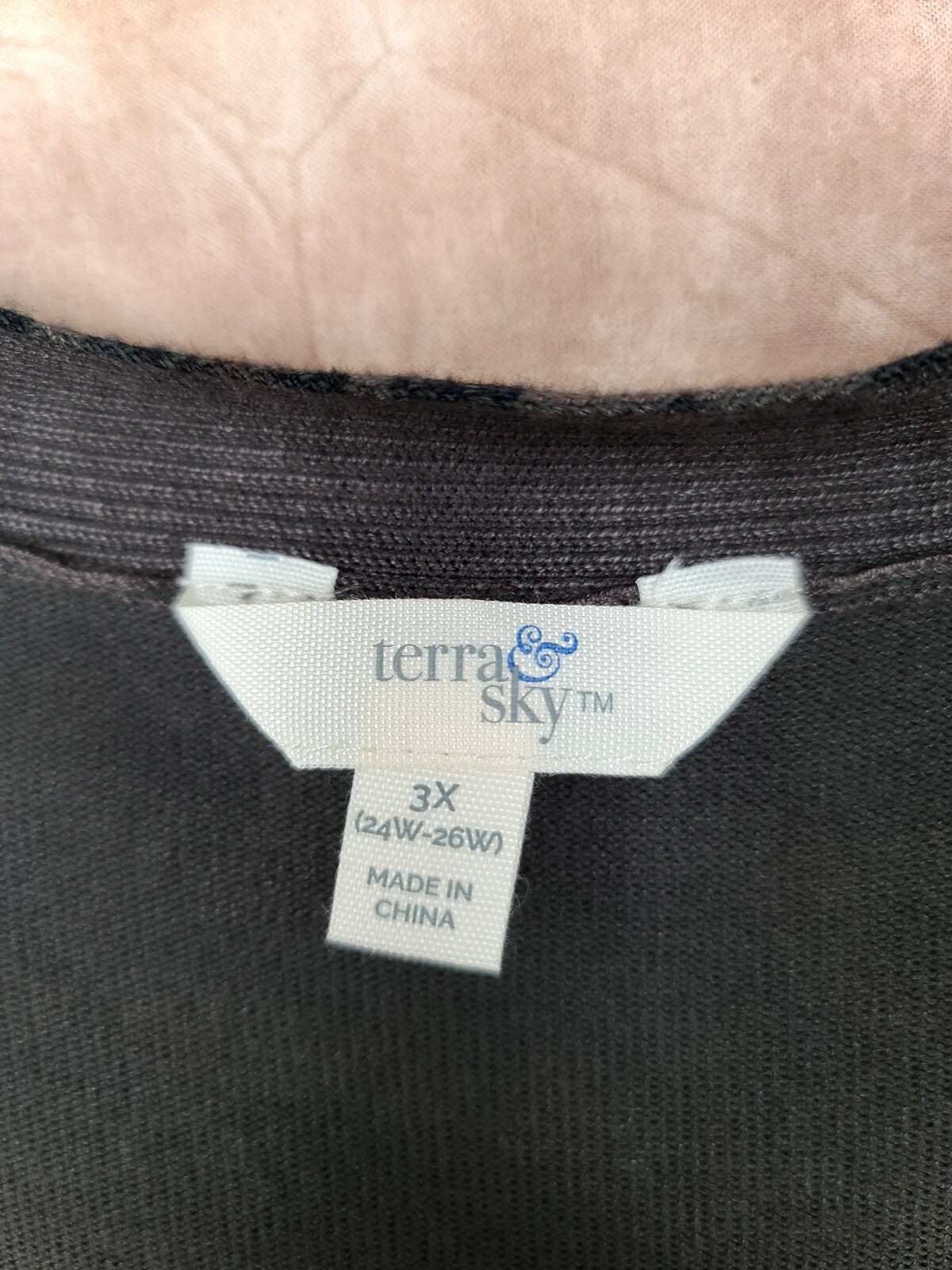 3X Terra & Sky Cardigan Sweater Long Lightweight Women’s Plus Size 24W-26W