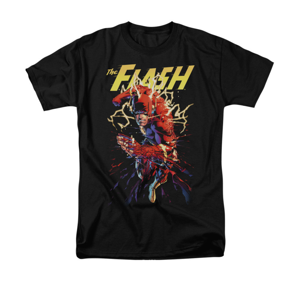 THE FLASH RIPPING APART DC COMICS Licensed Adult Men’s Graphic Tee Shirt SM-6XL