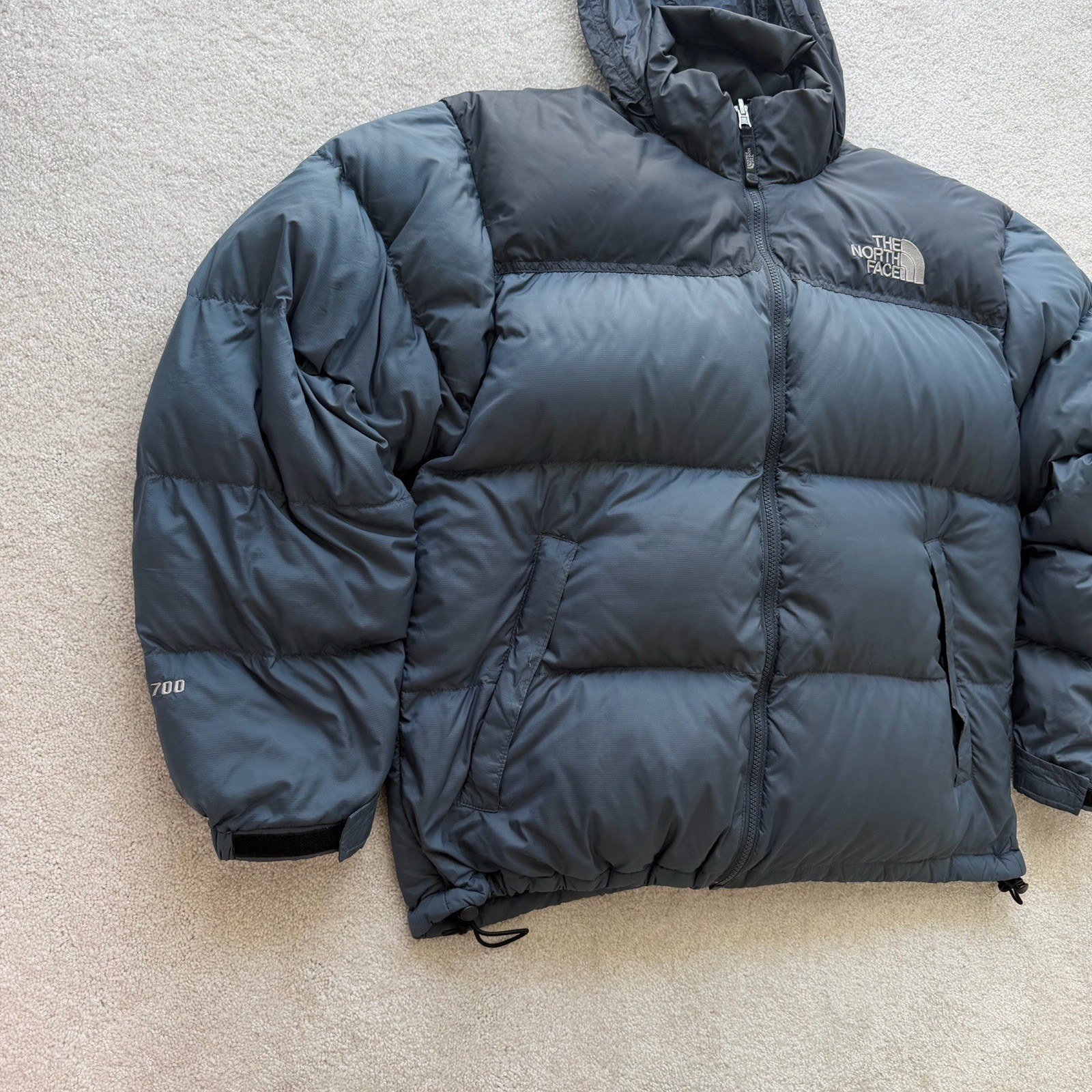 The North Face Jacket Men’s Down 1996 Nuptse Retro 700 Puffer Large Gray Puff