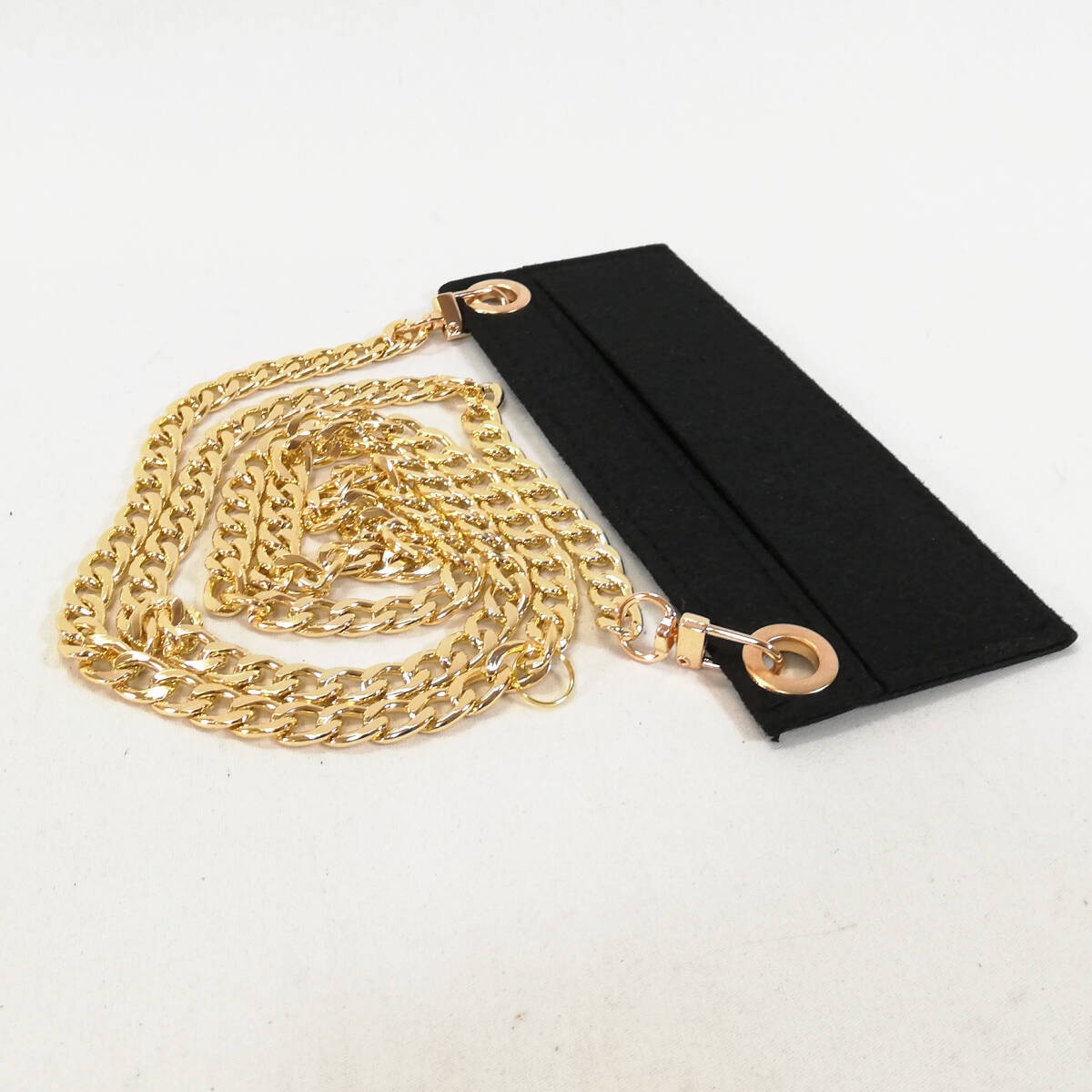 CHANEL Caviar Matelasse Long Wallet Blue Gold Chain Strap Coco Lock 7.48×4.13in