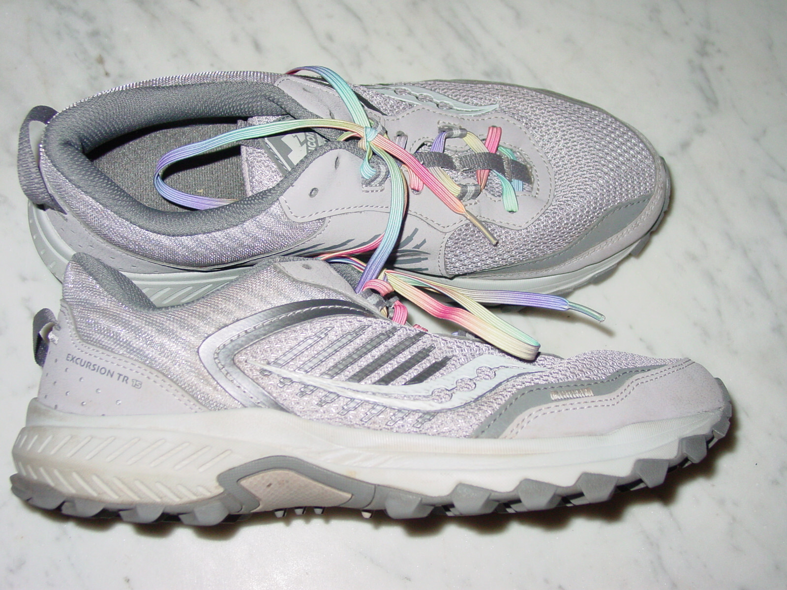 2021 Womens Saucony Excursion TR15 Smoke/Fog Trail S10669-17 Shoes! Size 9 Wide