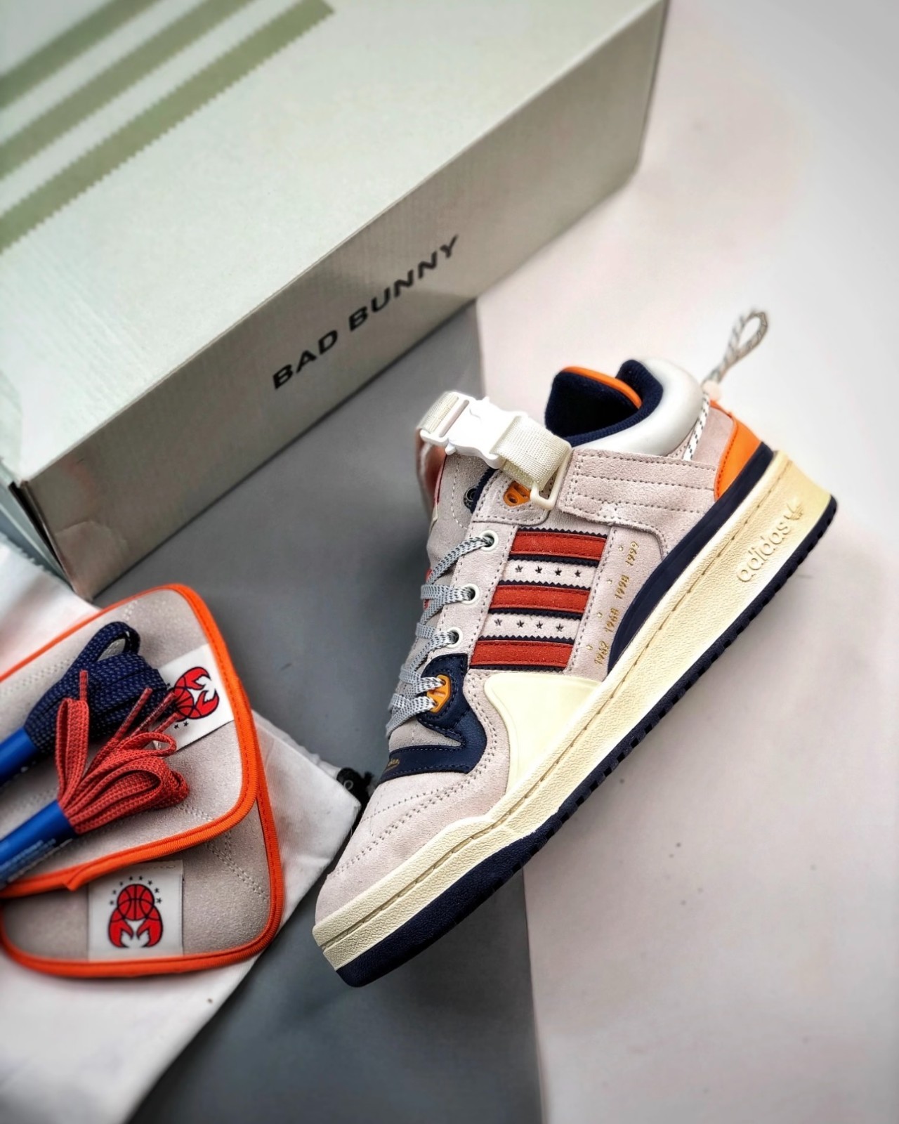 adidas Bad Bunny x Forum Buckle Low Cangrejeros GZ9796 NEW WITH BOX