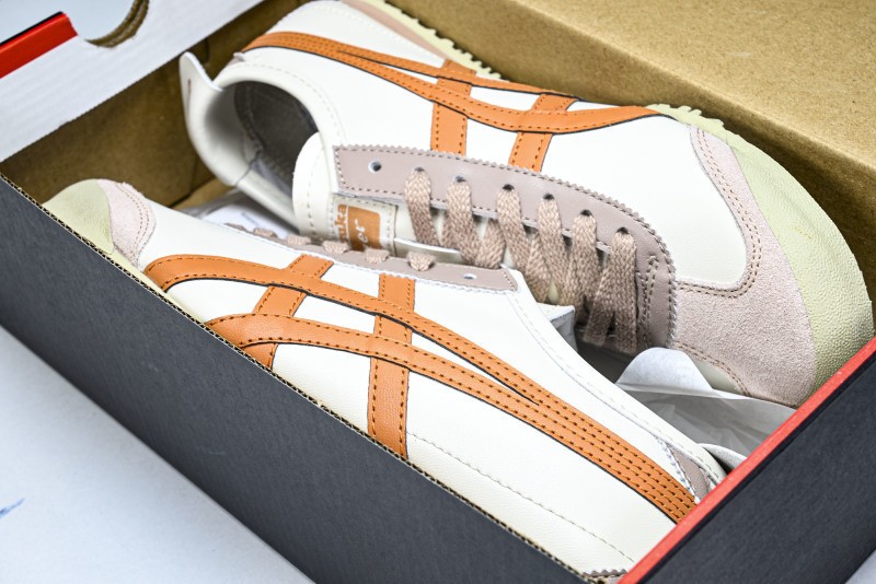 Onits*ka Tiger Mexico 66 Birch Rust Orange 1183C102-204 Unisex Size 4-11