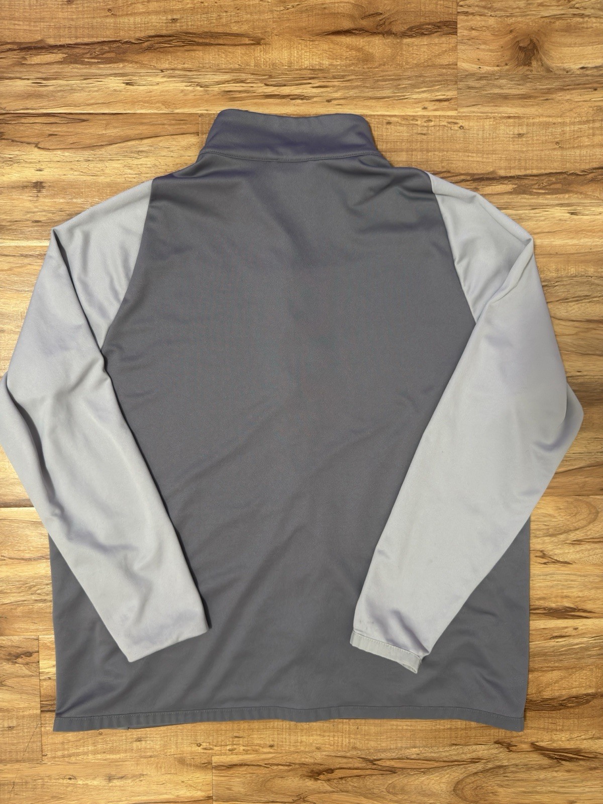 Nike Dri-FIT Men’s XL Gray Full Zip Track Jacket Athletic Training Performance