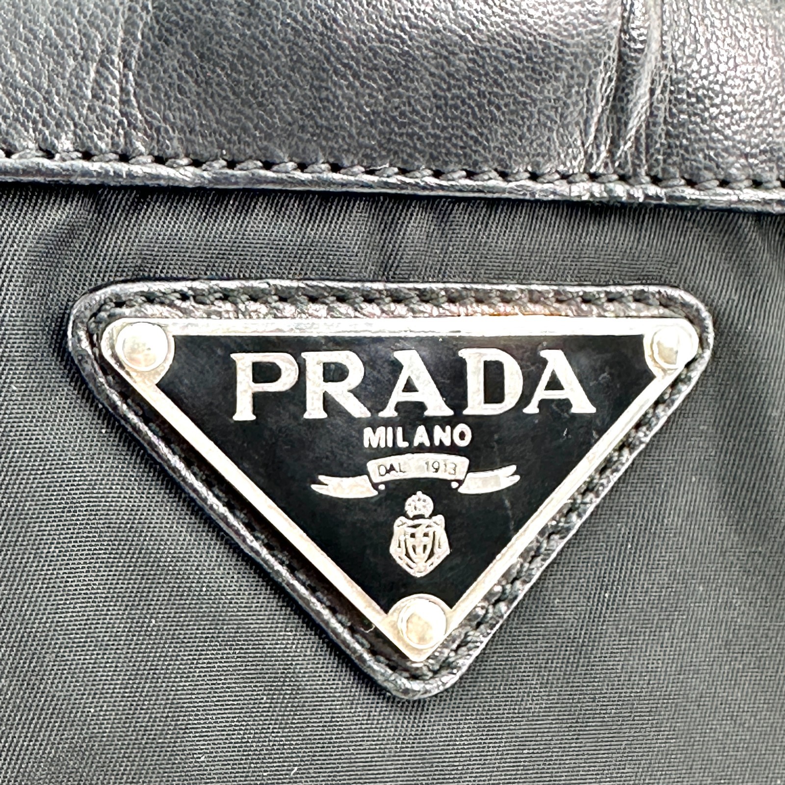 PRADA Rucksack Nylon Logo With Dust Bag