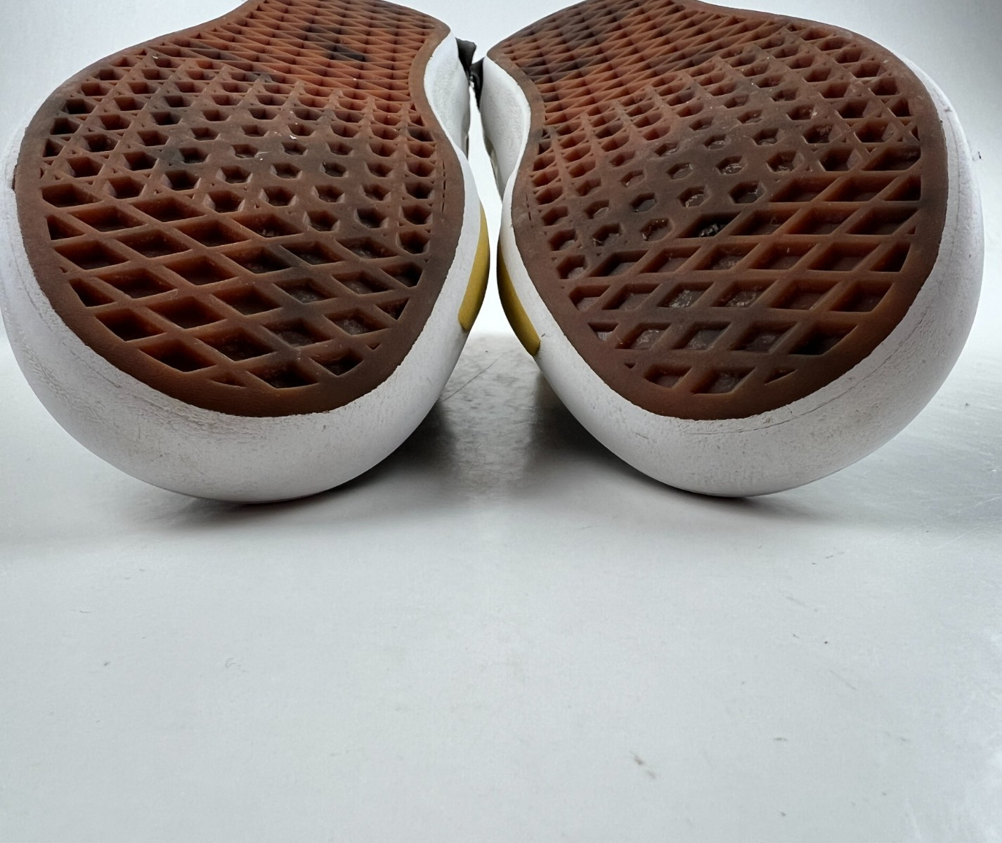 Vans SK8-Hi CAP Deconstructed Gray Mustard High Tops Men 8 Women 9.5