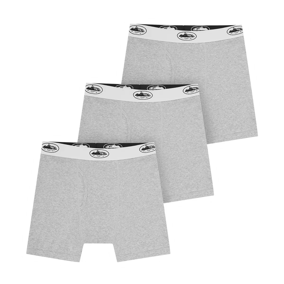 Brand New Corteiz Alcatraz Boxers 3 Pack – Grey X-Large ✅Free Shipping✅
