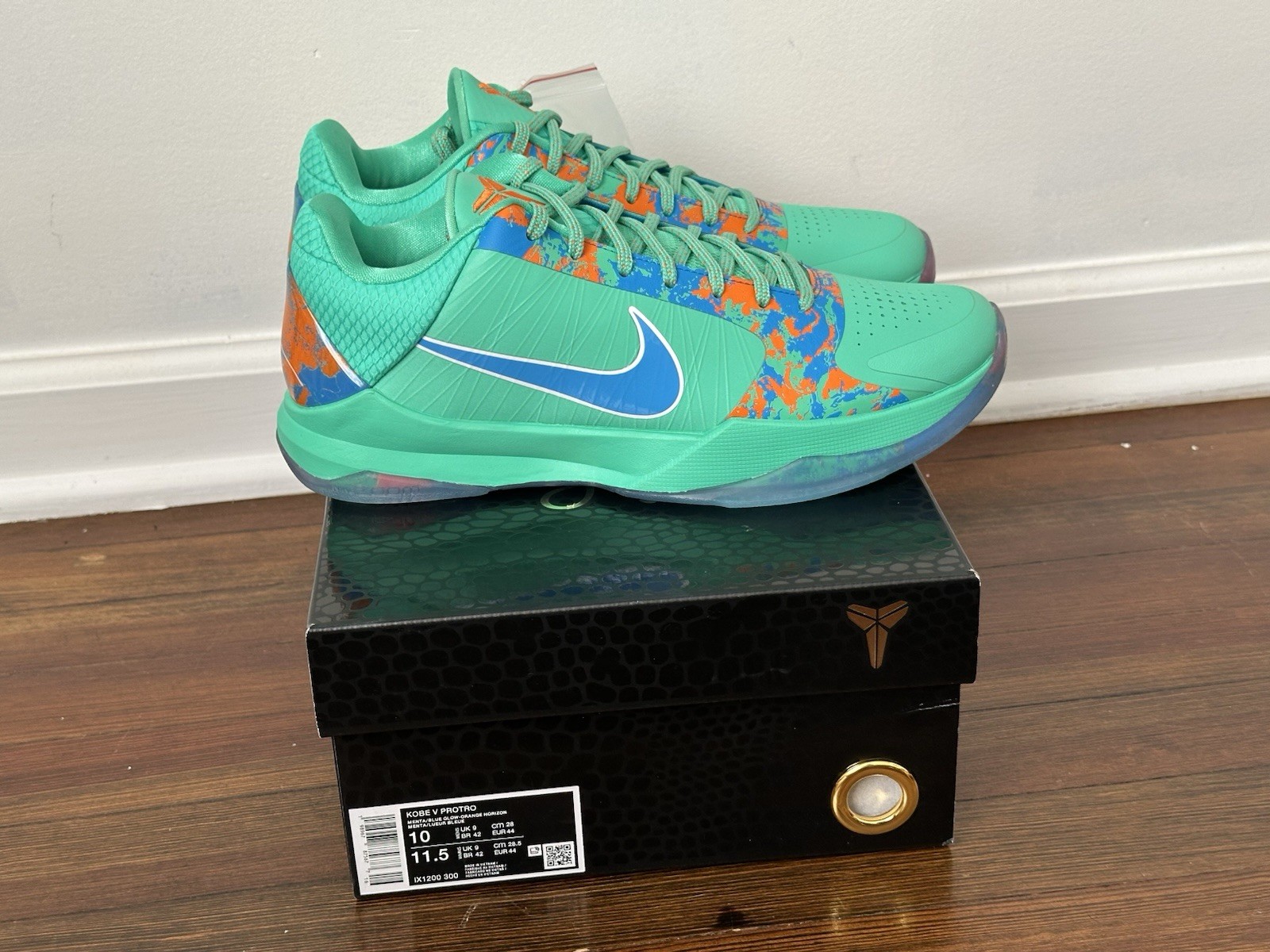 Nike Kobe 5 Protro Jalen Brunson NY vs NY PE Size 10 Knicks IX1200-300 2026