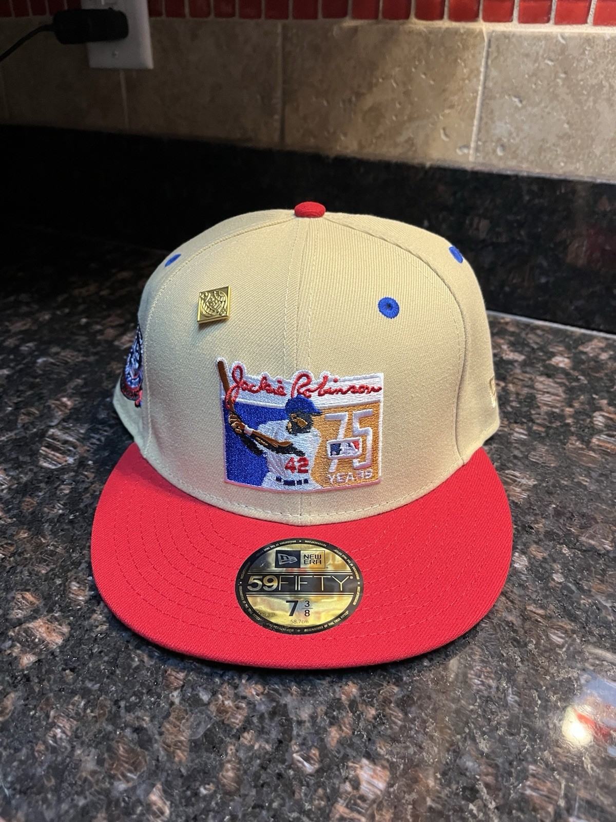 Jackie Robinson 75 Years New Era Hat 59 Fifty Size 7 3/8 Capsule Exclusive