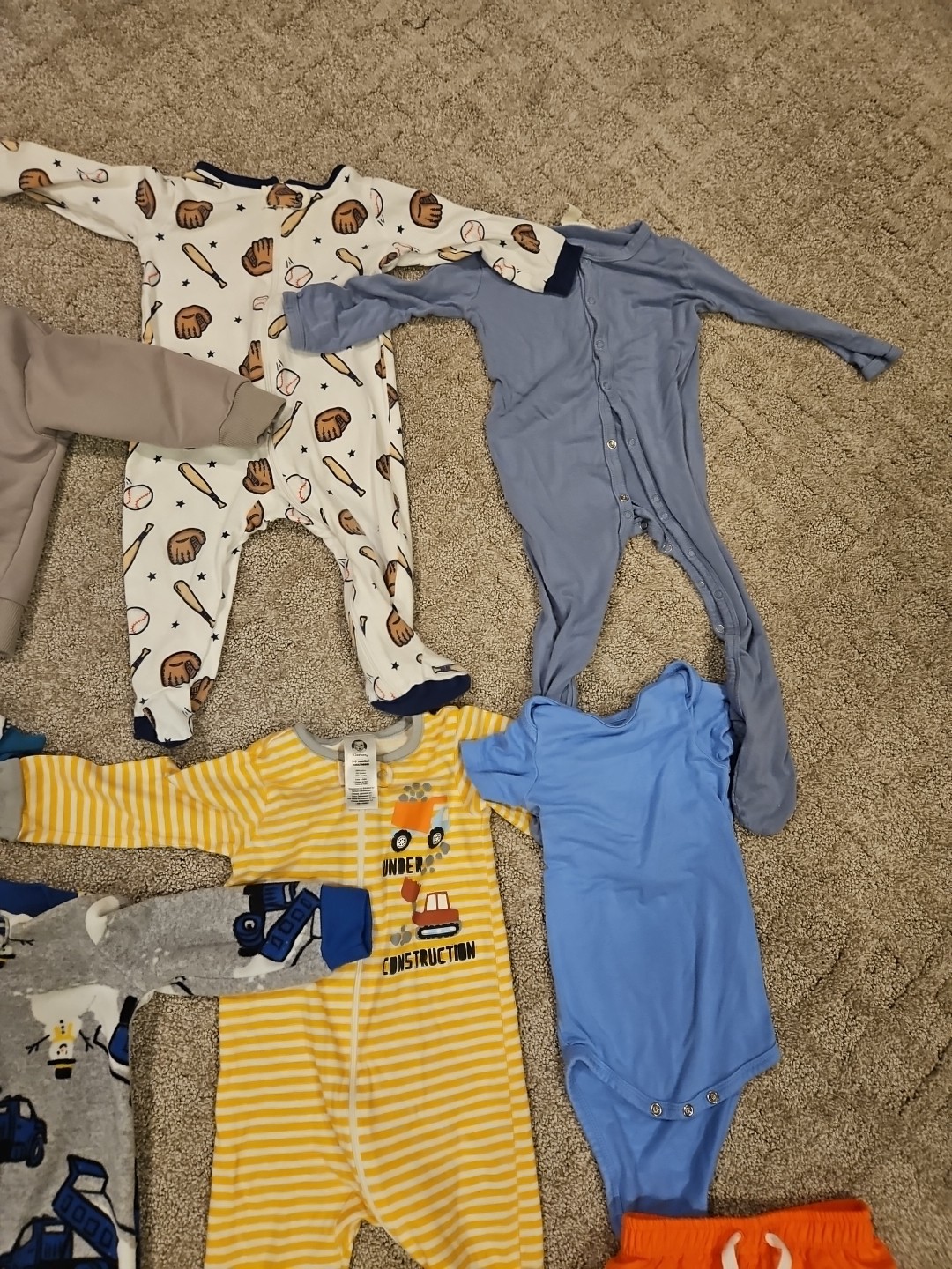 Baby Clothes, 6-9M & 6M, 17 Pieces, Variety, Long Sleeve, Pants, Clean!