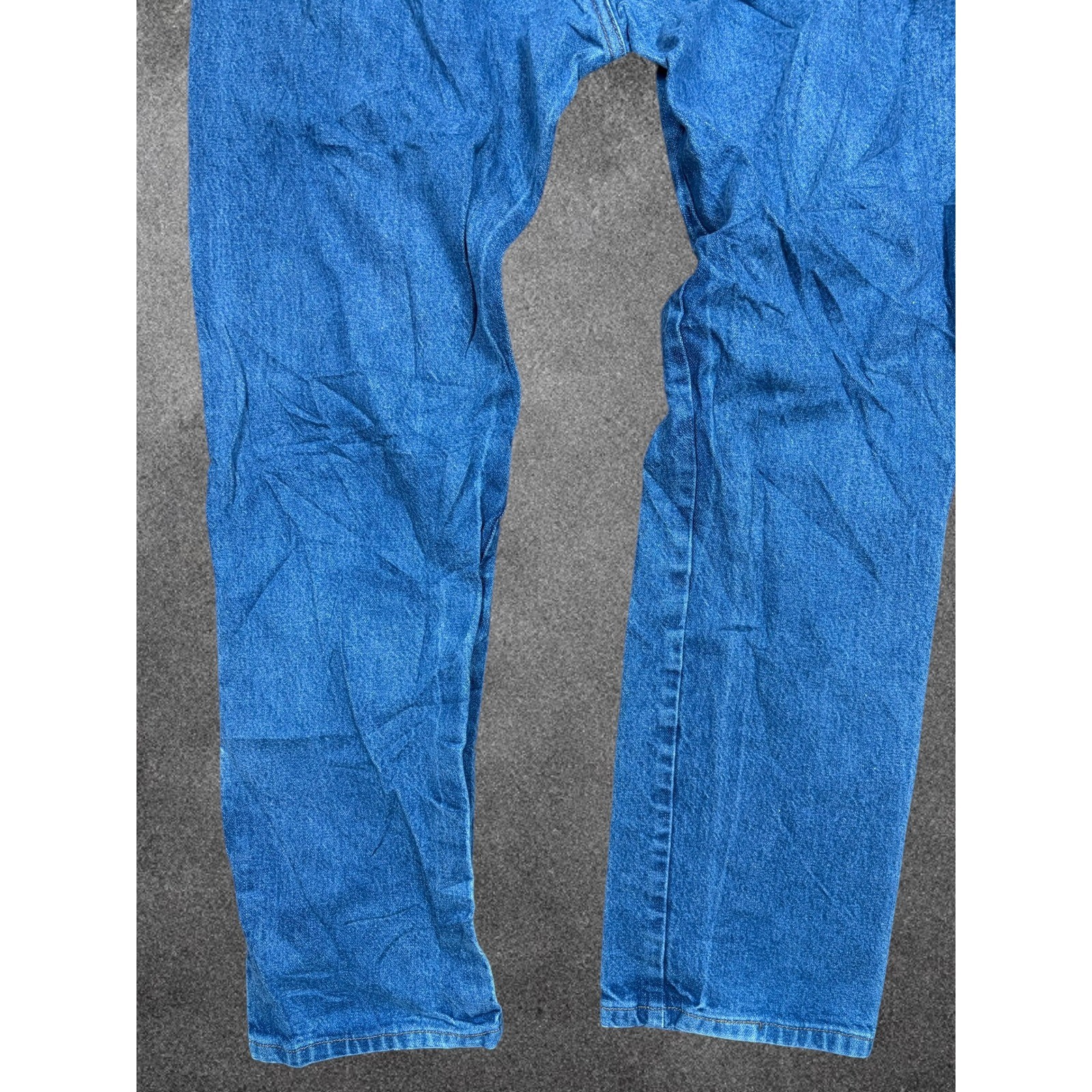 Wrangler Cowboy Cut Relaxed Fit Blue Jeans Mens 36x312High Rise Straight Leg