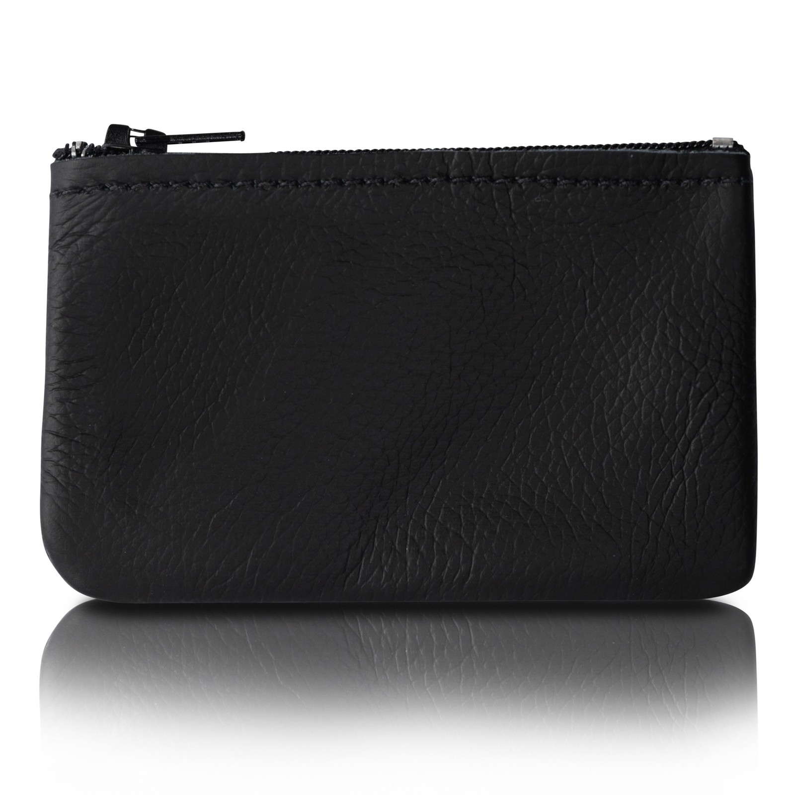 Genuine Leather Small Zipper Pouch Coin Purse for Women Change Holder for Men…