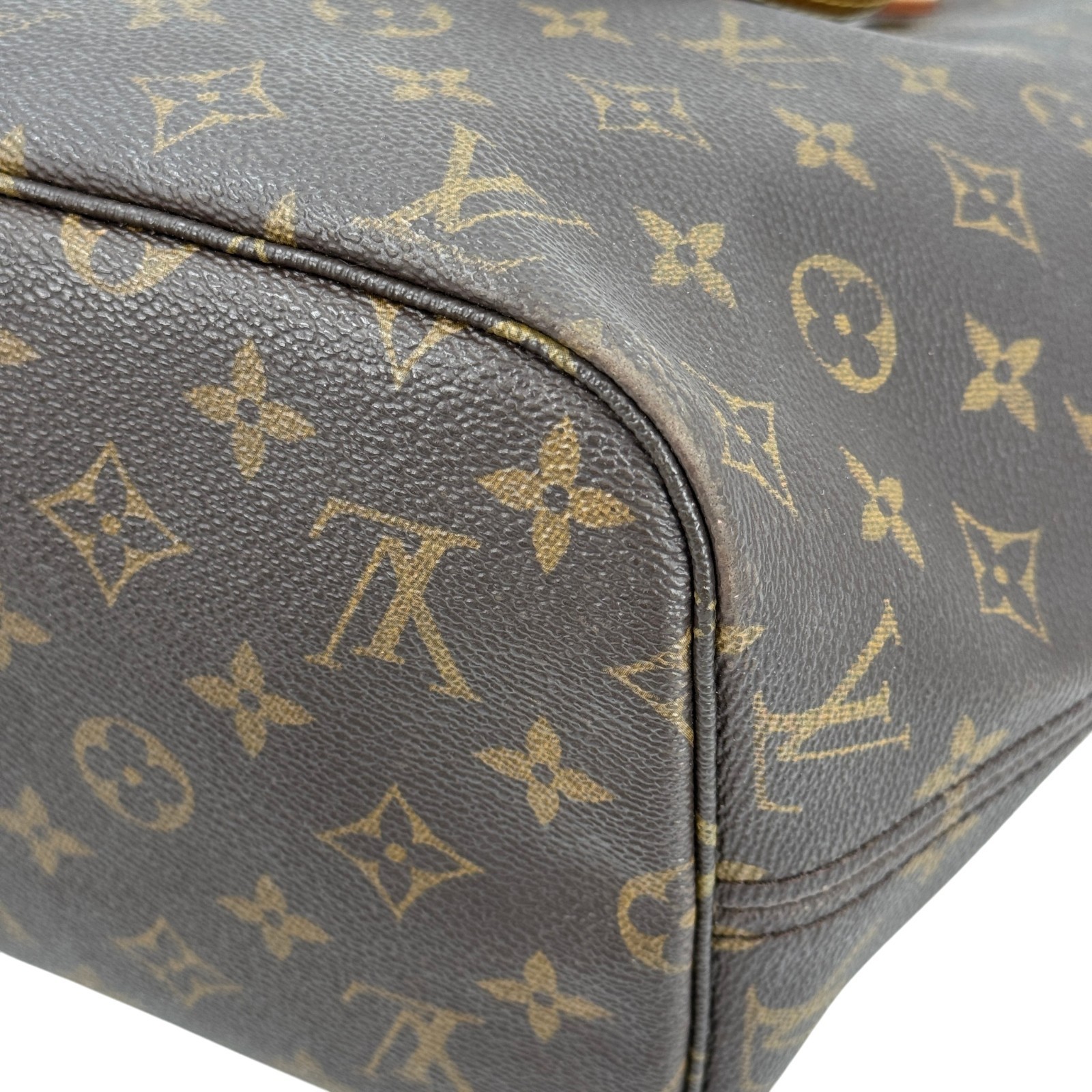 LOUIS VUITTON Neverfull MM Monogram Canvas Brown Women Shoulder Tote Bag M40156