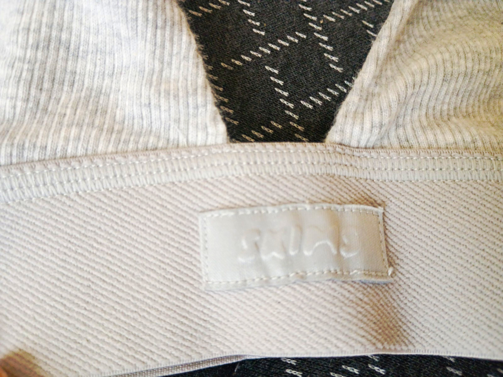 SKIMS Cotton Rib Wireless Bralette Gray M Ribbed Cotton Stretch Pullover