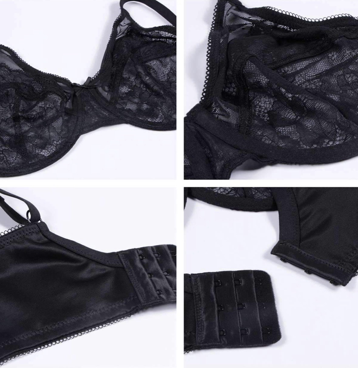 HSIA women’s Lace Bras Unlined Non-padded