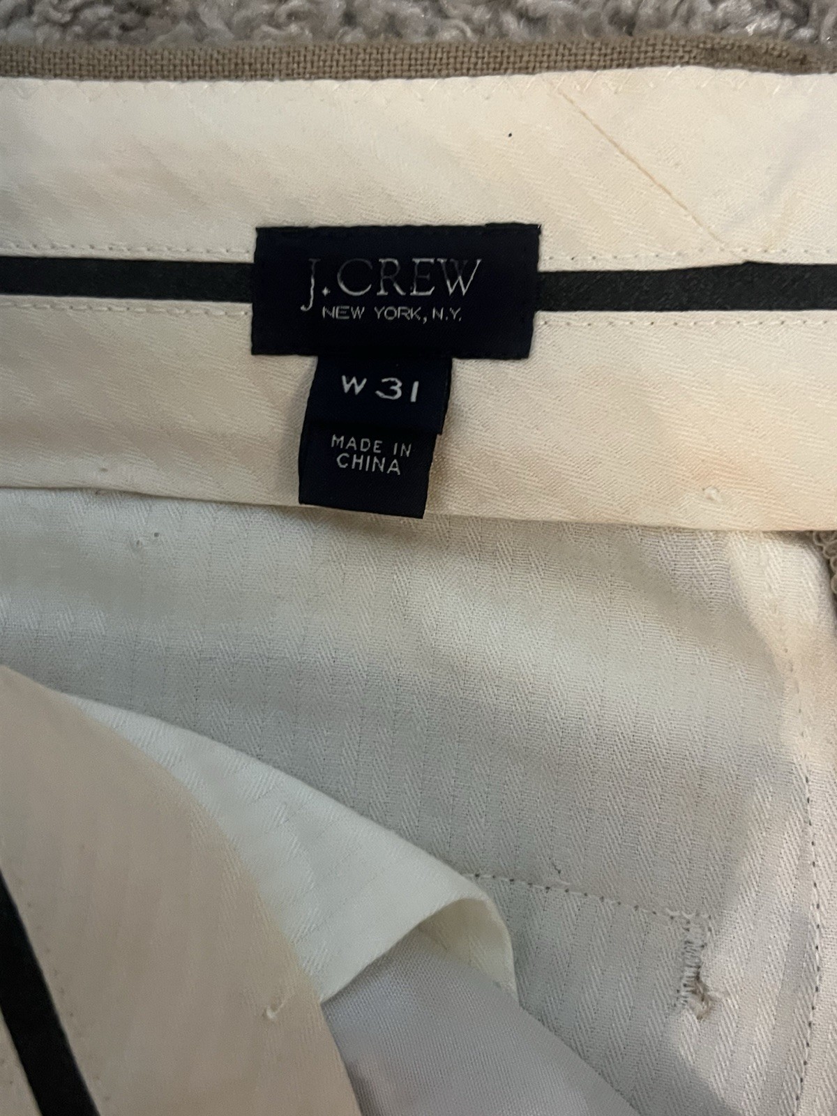 J Crew Linen Bowery Pant 31×30