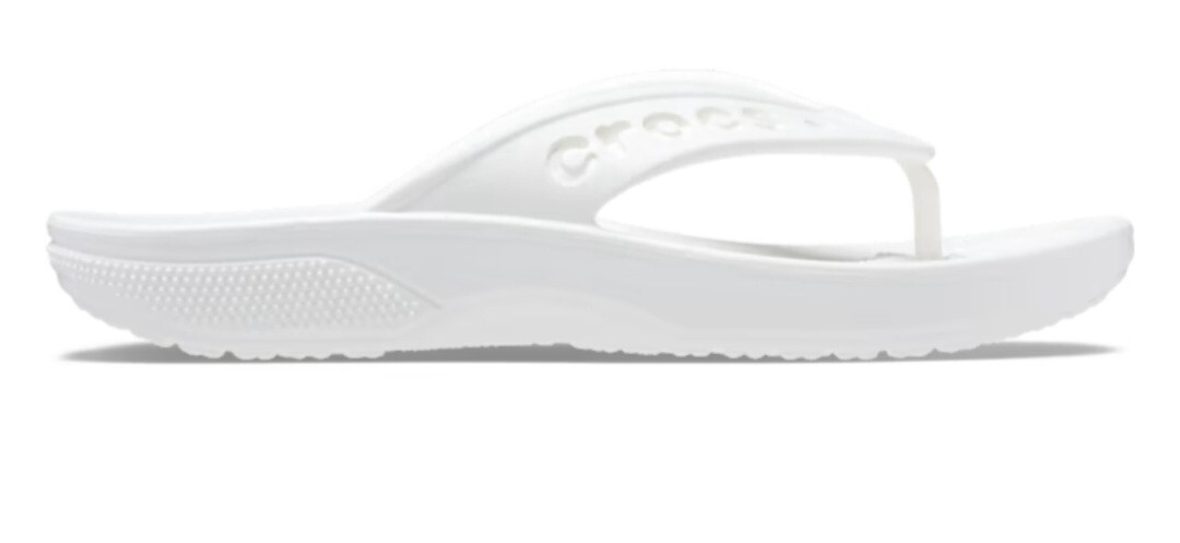 Crocs Men and Women’s Baya II Flip White Black Navy 208192
