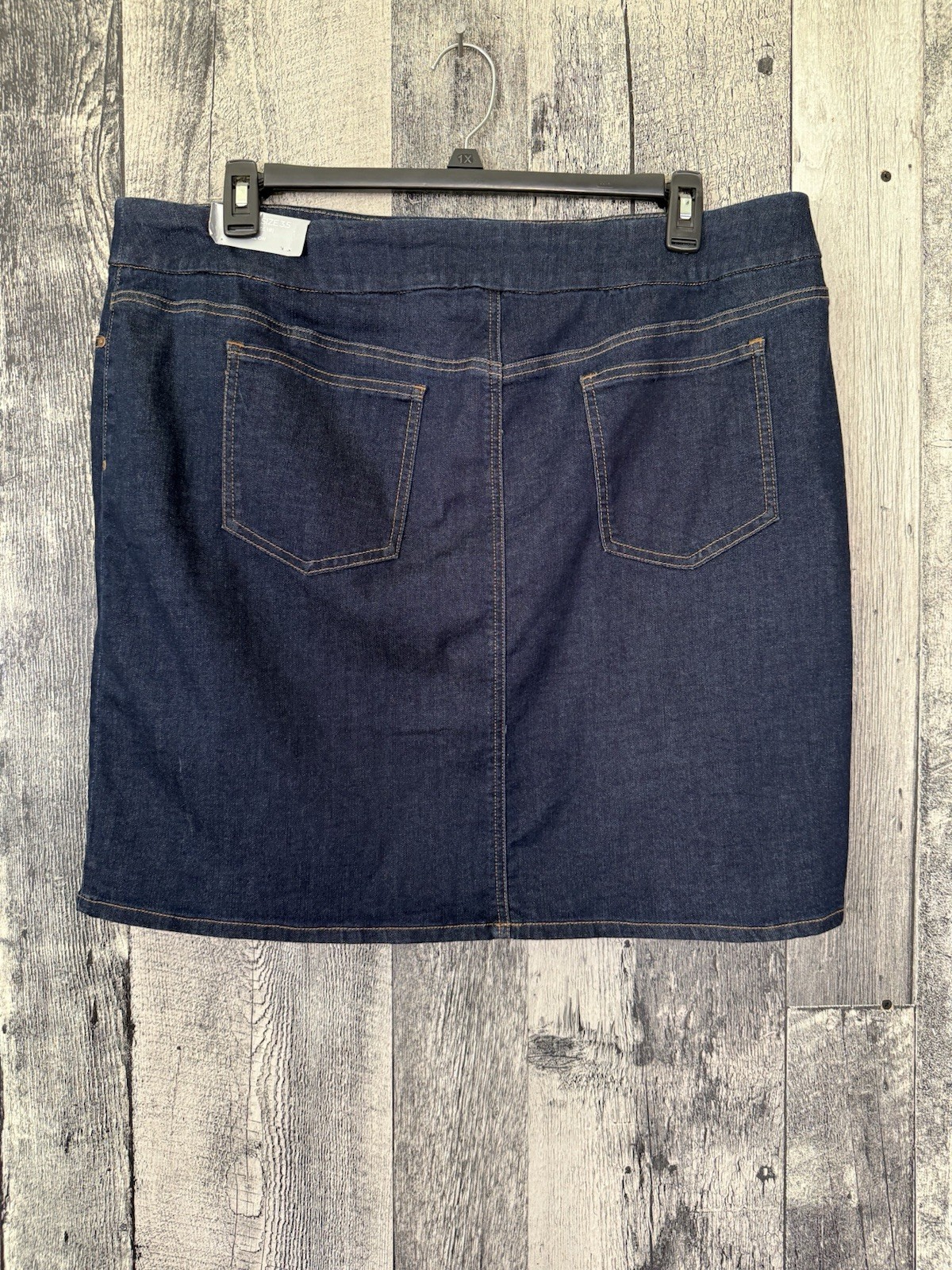 NWT Chico’s Blue Pull On Denim Skort Chico’s 3.5 US 18