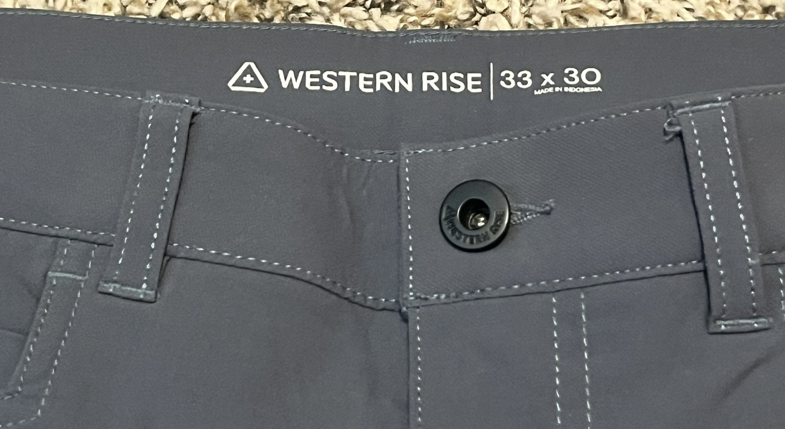 Western Rise Evolution Slim Pants Men’s 33×30 BLUE GRAY