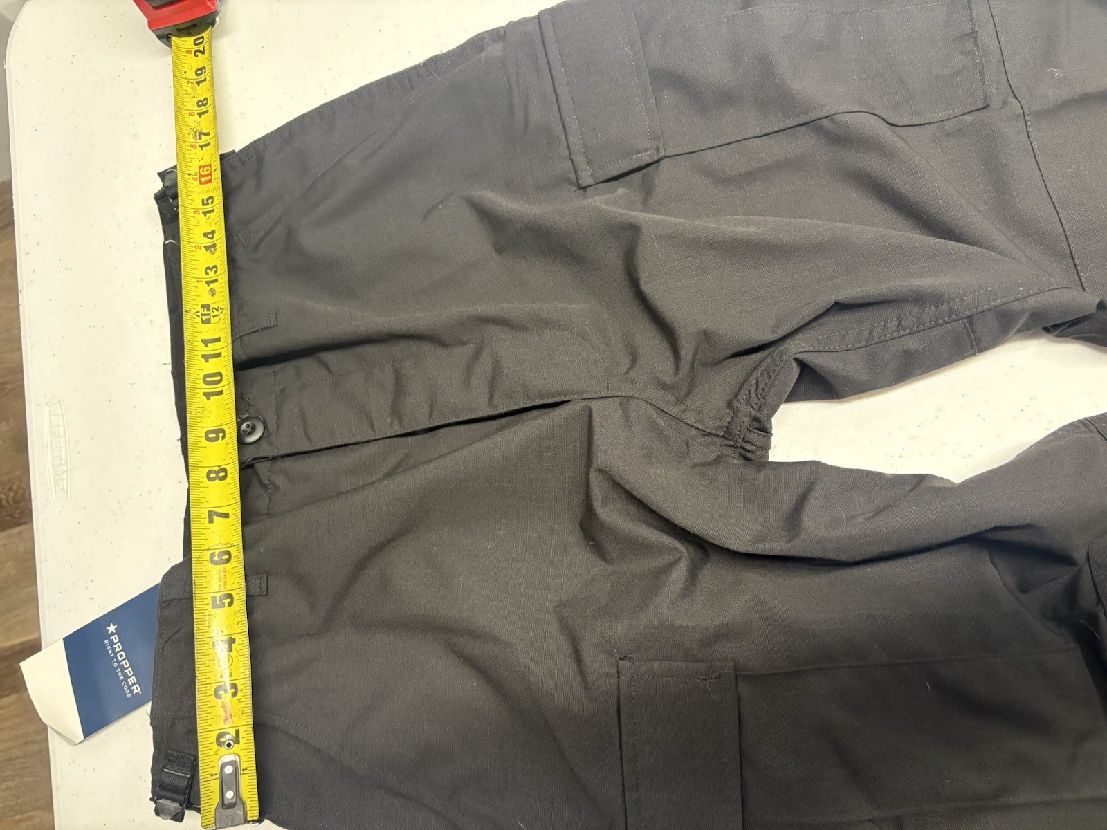 NWT Propper BDU Trouser Pants Mens M/L Black Ripstop Tactical Cargo 32-34
