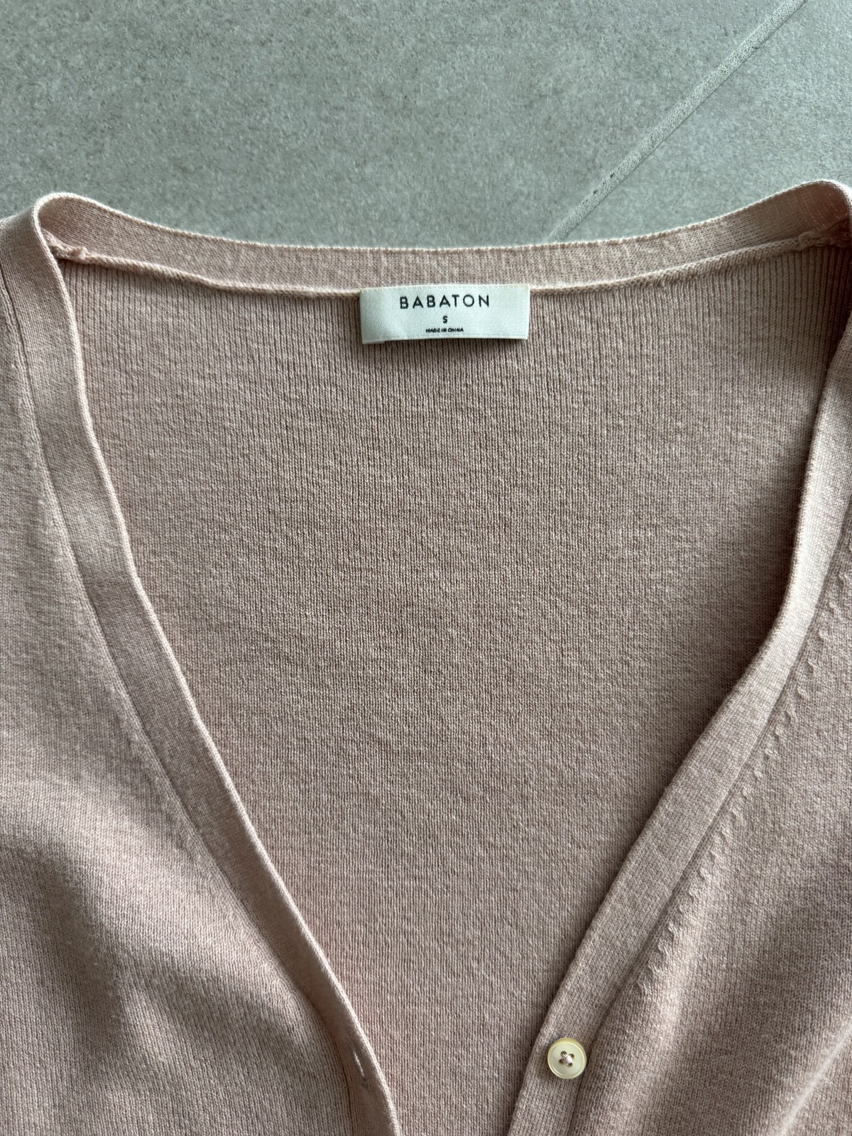 Babaton Womens Top (M) & Cardigan (S) Combo – Pink – Excellent