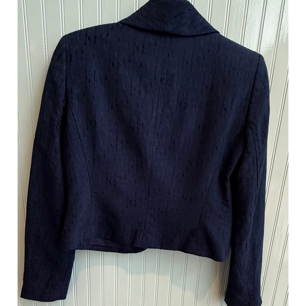 Lafayette 148 New York Navy Blazer 4 Quiet Luxury Old Money Classic
