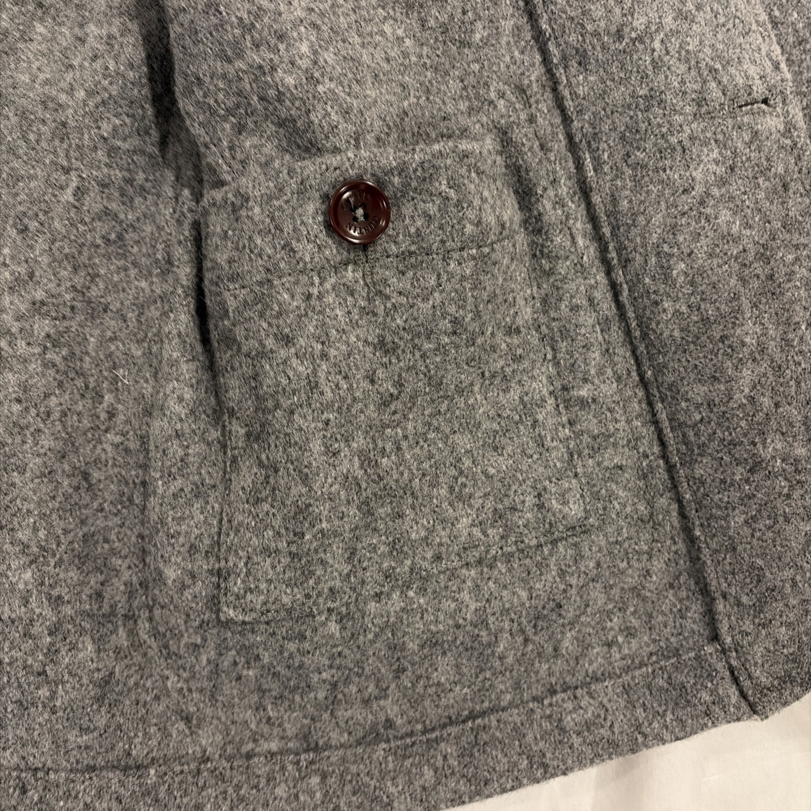 New Gustin 100% Wool Felt City Jacket Men’s Size M Made In USA
