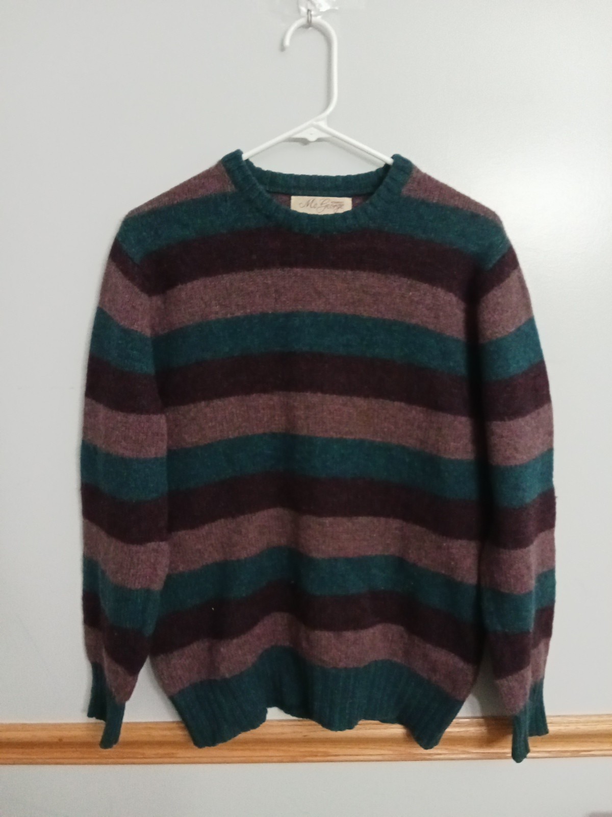 MC George Real Shetland 100% New Wool Size 107cm / 42″ Large