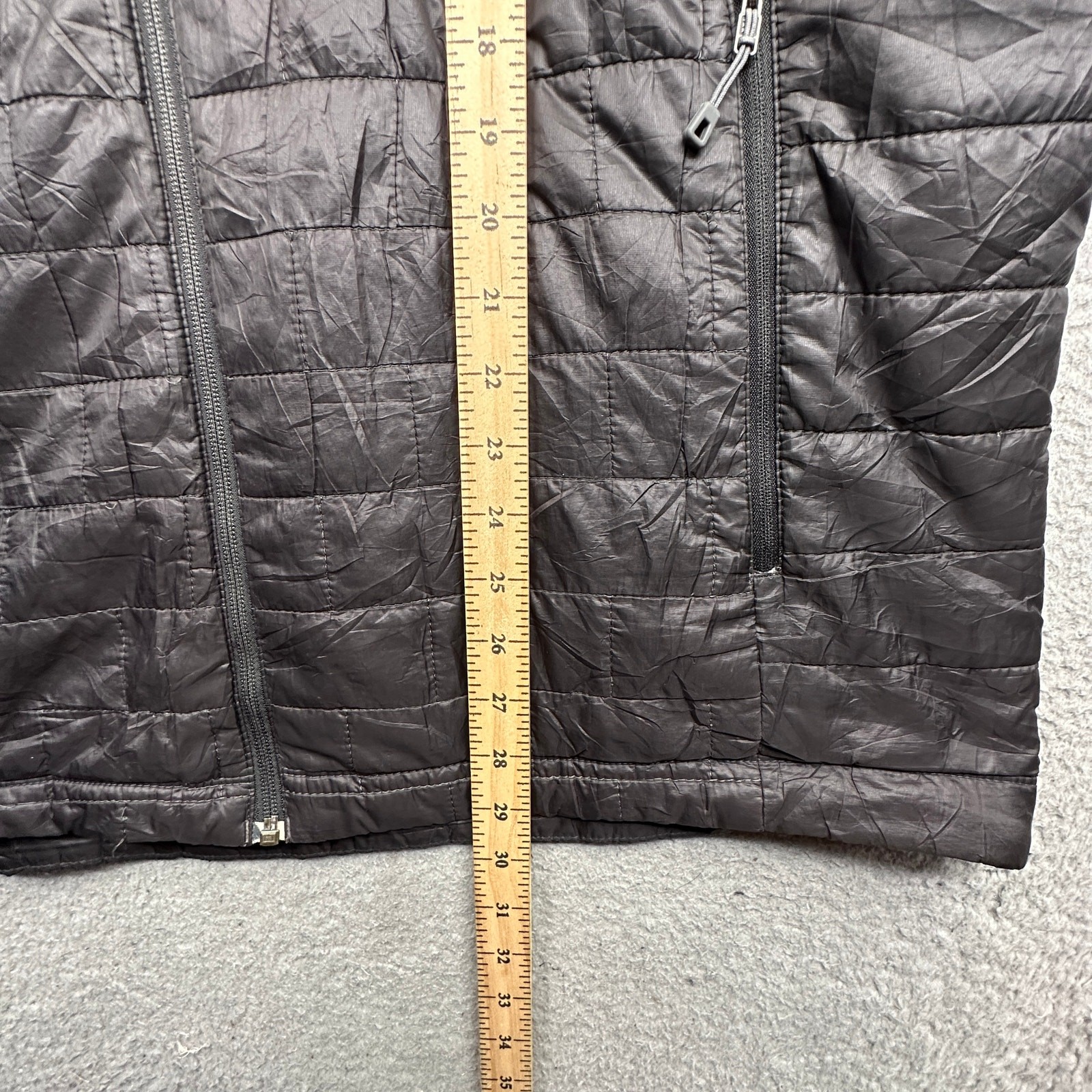 Patagonia Nano Puff Primaloft Puffer Jacket Mens XL Black Full Zip 84212