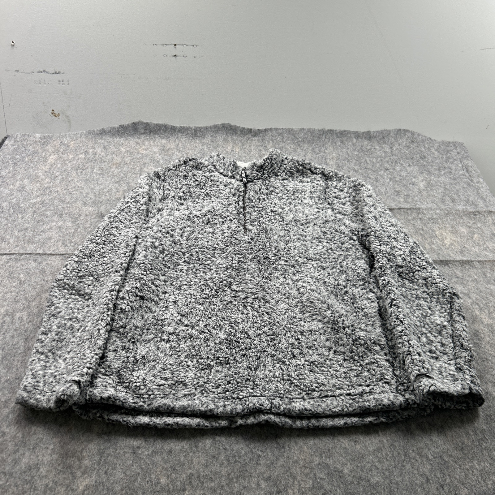 Time And Tru Women’s Sherpa 1/4 Zip Pullover Outdoor Jacket in Size Large 12-14