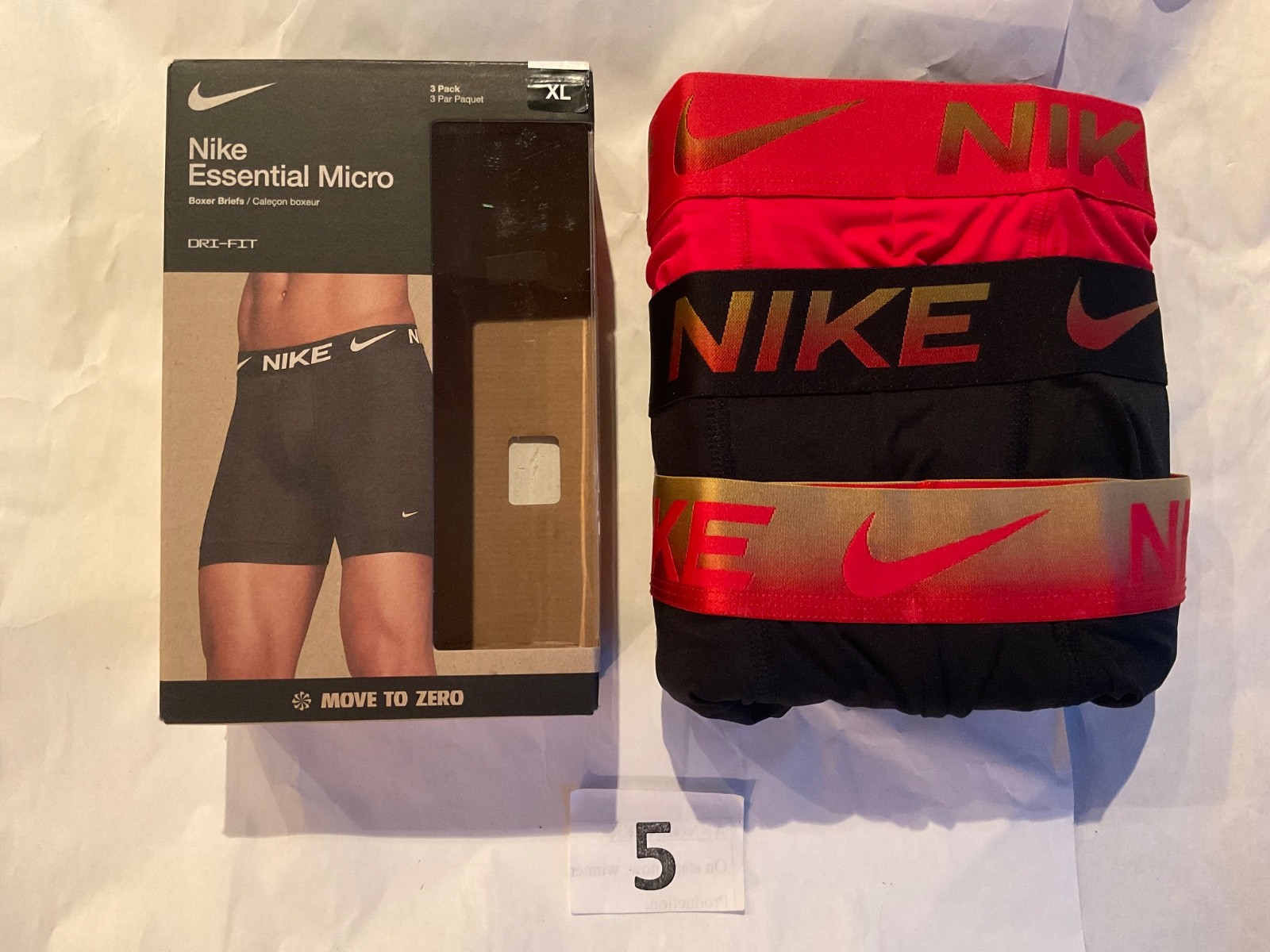 Nike Essential Micro 3-Pack Boxer Brief Dri Fit New Orange Blue Gray Pink Black
