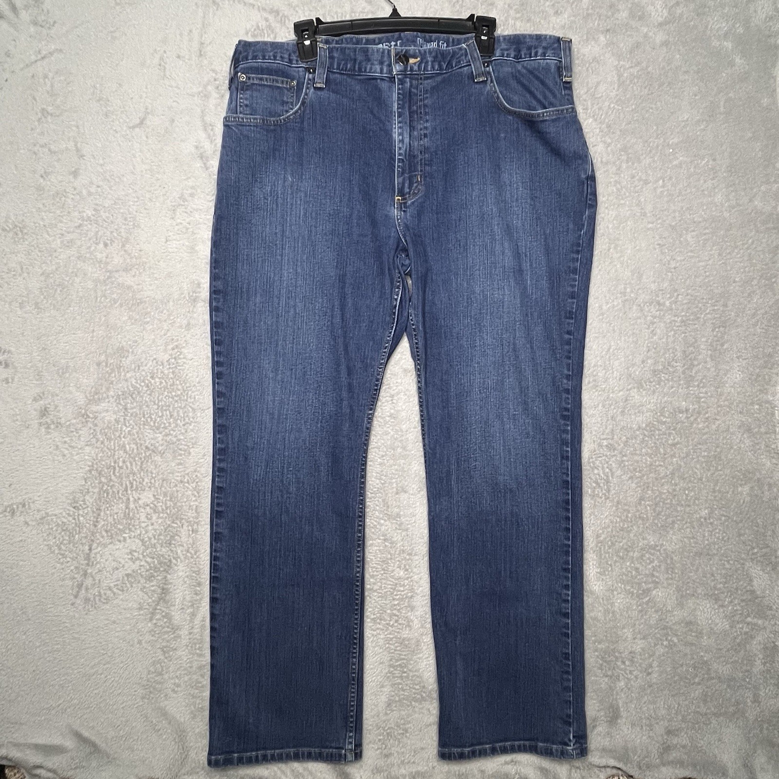 Carhartt Relaxed Fit Straight Denim Jeans Button 5-Pocket Medium Wash Men 40×30
