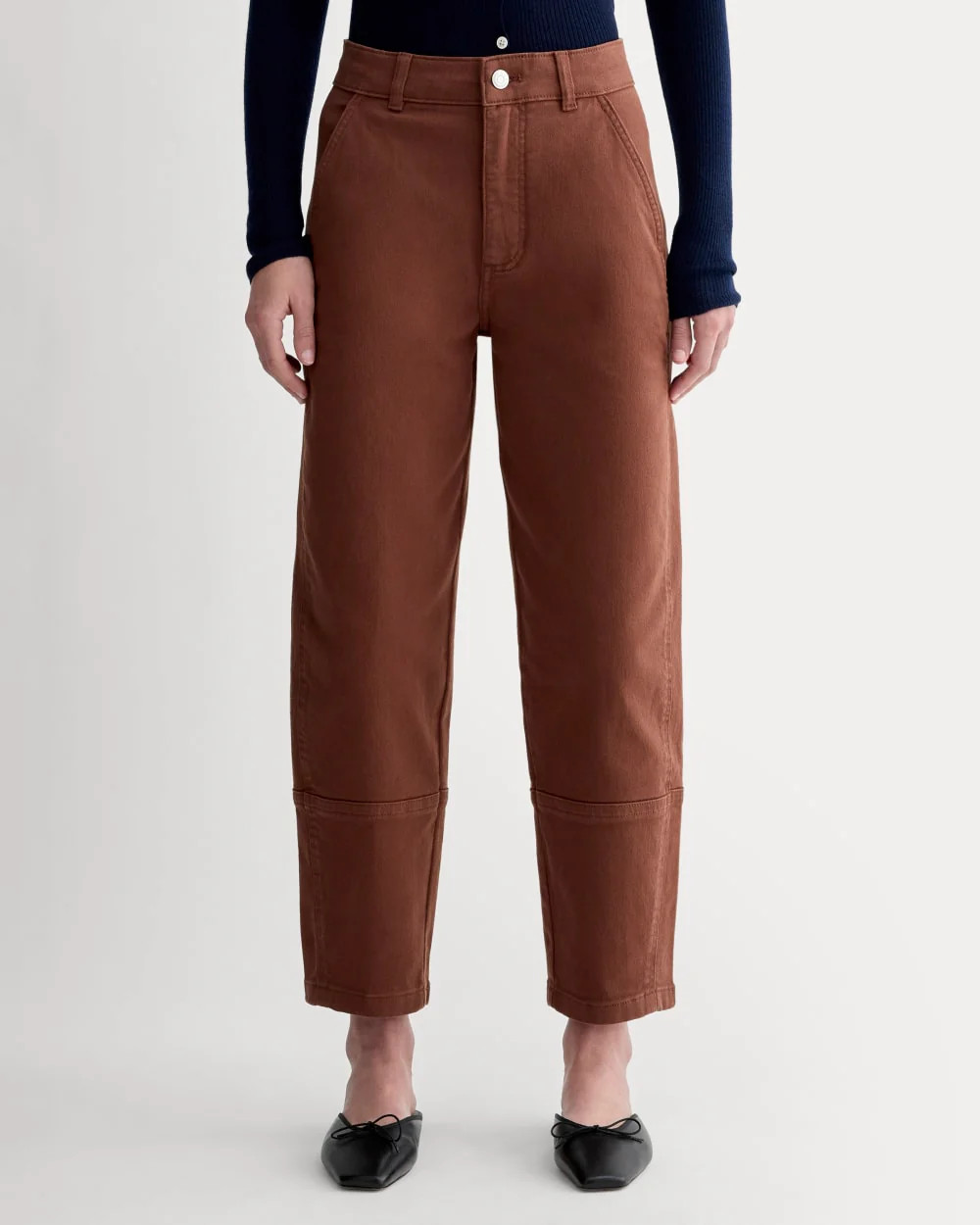 Everlane The Utility Barrel Pant in Rosewood Size 8
