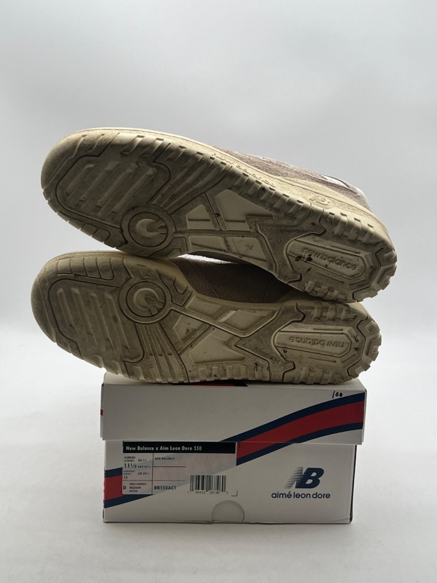 New Balance 550 Aime Leon Dore Grey Suede 11.5 (Lightly Worn Pre-Owned Size 11.5