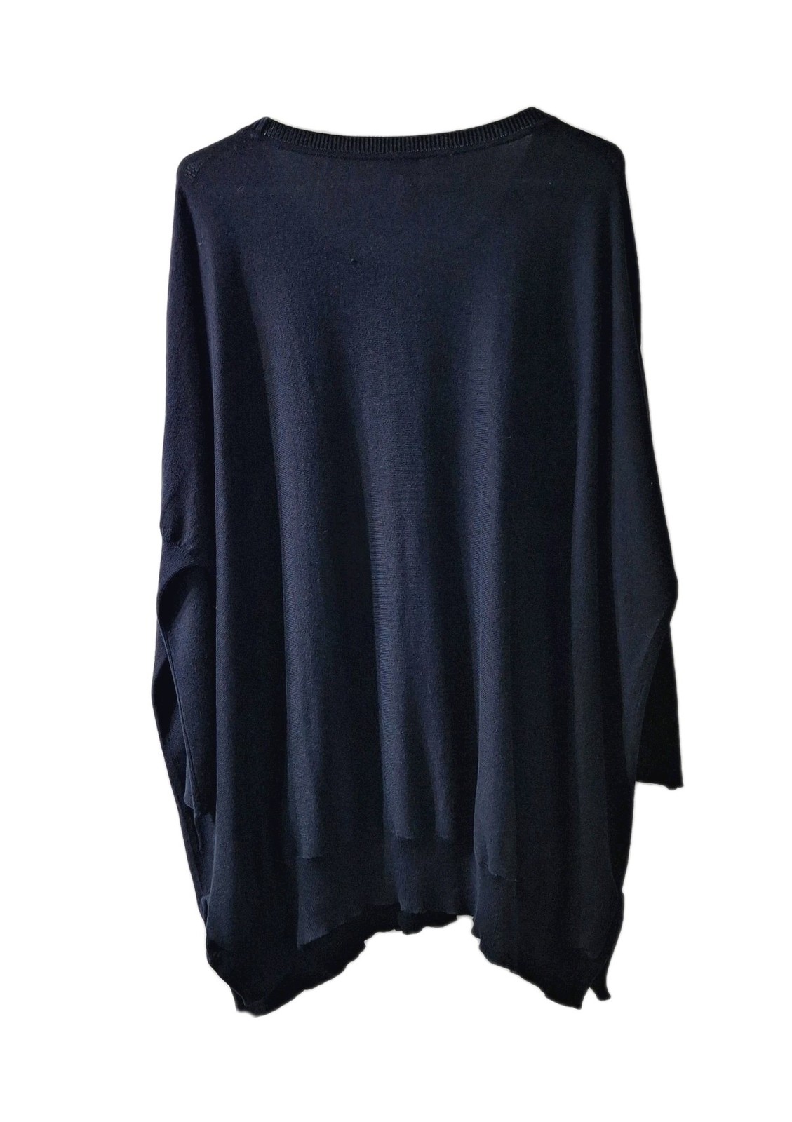 PLANET Knit Batwing Oversized Top O/S Tunic Sweater Pima Cotton Modal Slouchy