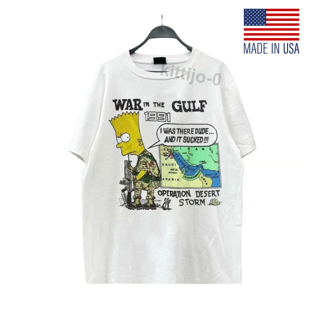 Bart Simpson War in The Gulf 1991 T-Shirt