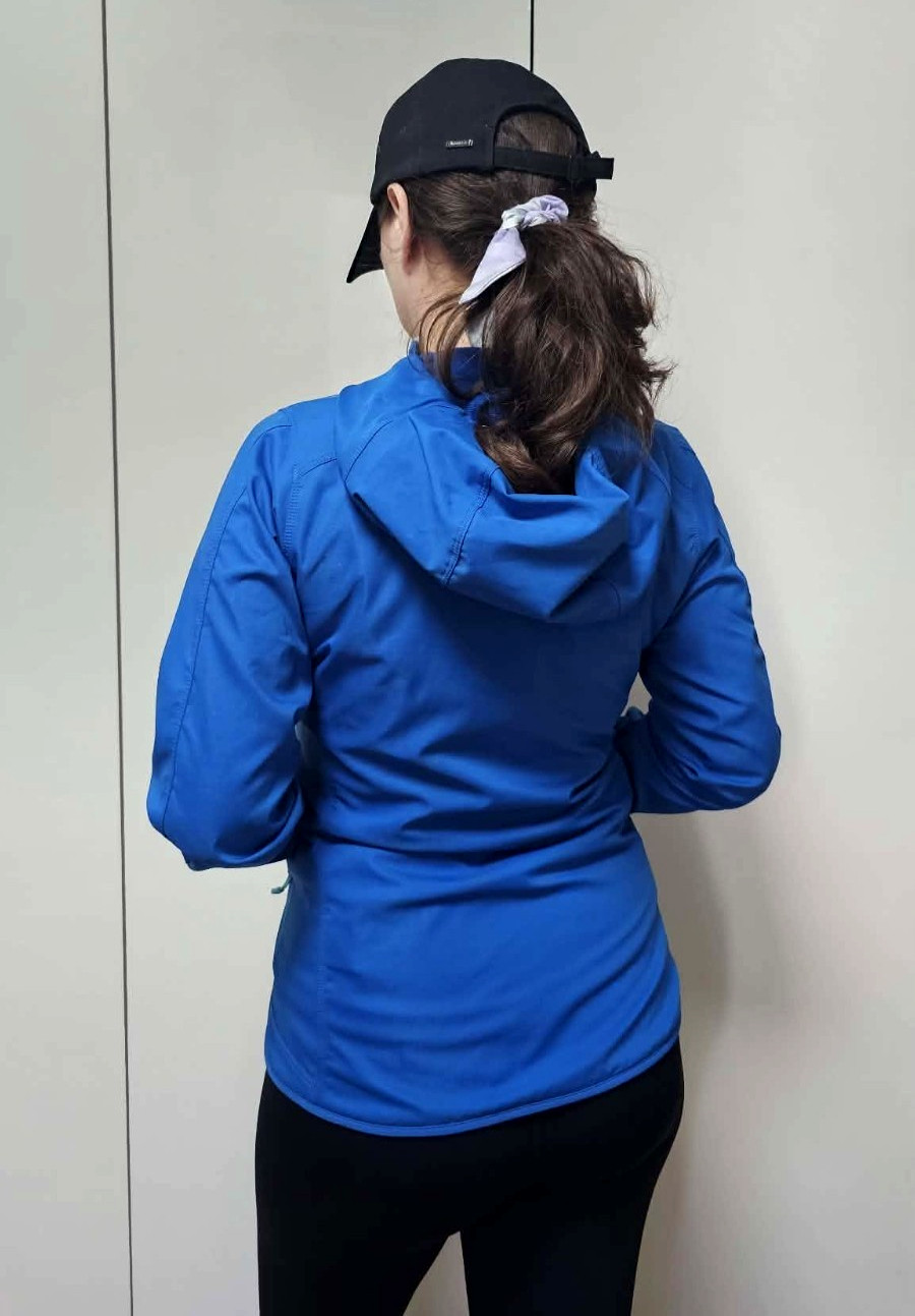 Patagonia Women’s Teal Blue Levitation Hoodie Waterproof Jacket Size XS