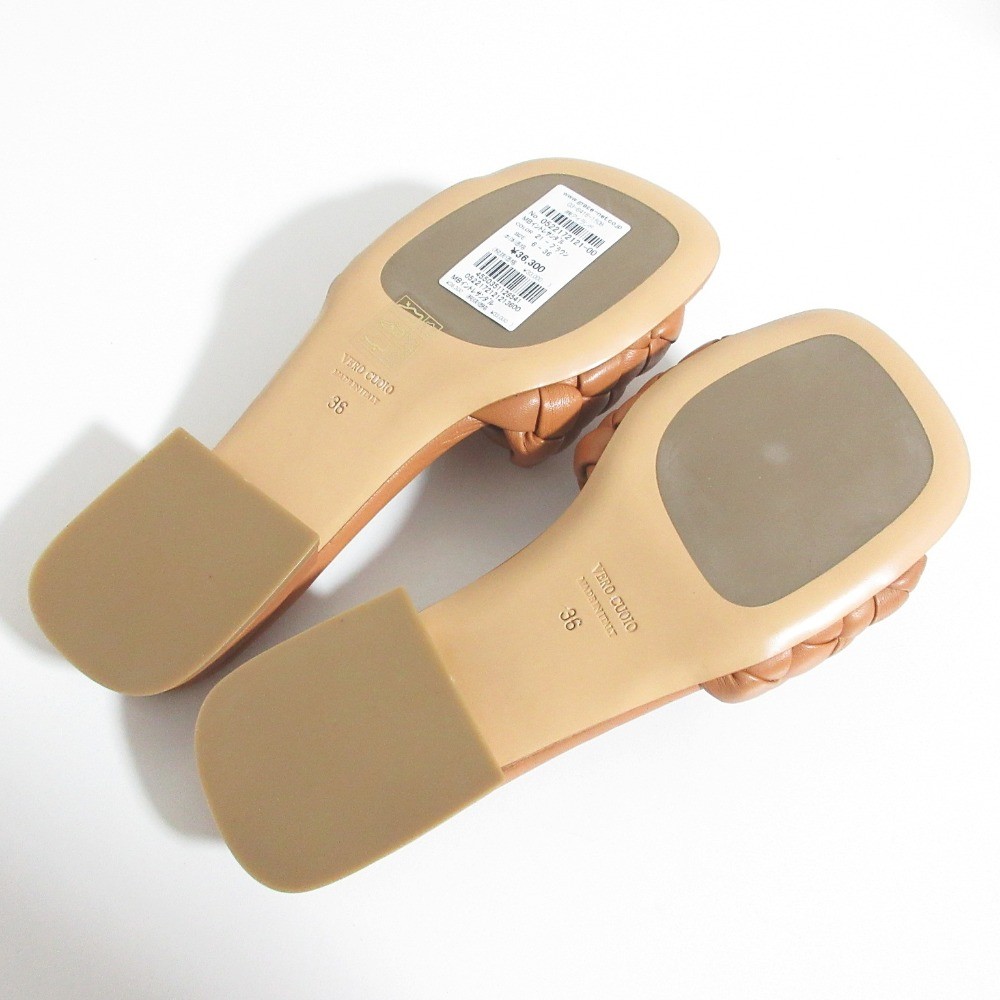 mara bini handling Intre Sandals Mules 05221712121 36 9.1″” Brown Women USED