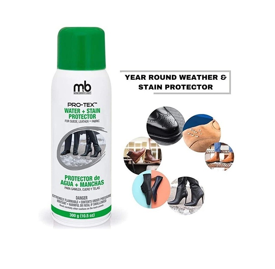 Moneysworth & Best Pro-Tex Water & Stain Shoe Protector (10.5oz) Pick Your Size