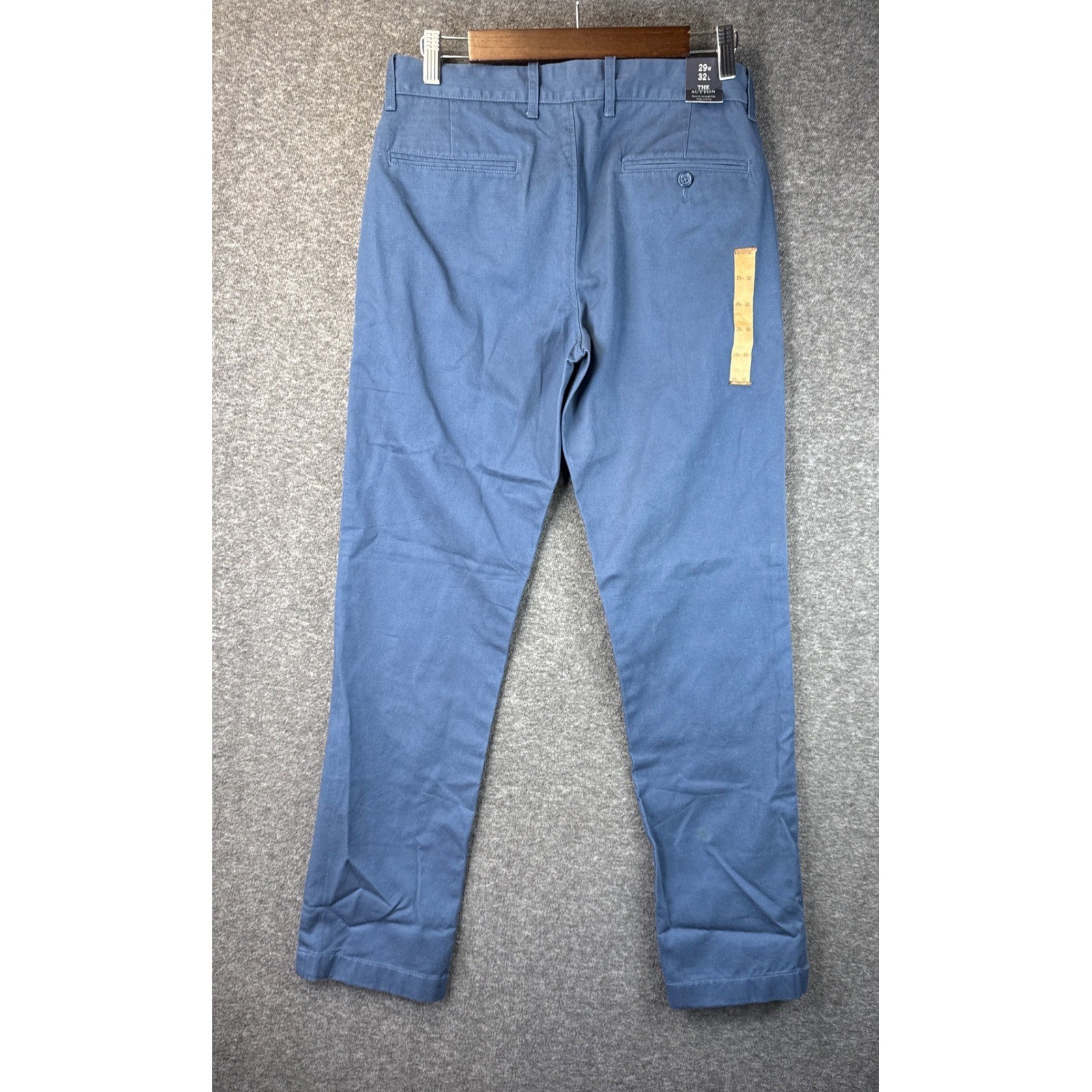 NWT J.Crew The Sutton Slim Fit Chino Pants Men 29 Blue Cotton Travel Work School