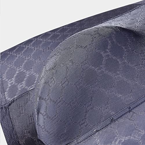 Mens Ice Silk Mesh Boxer Briefs Breathable Underwear | Cool Large 4pcs Black