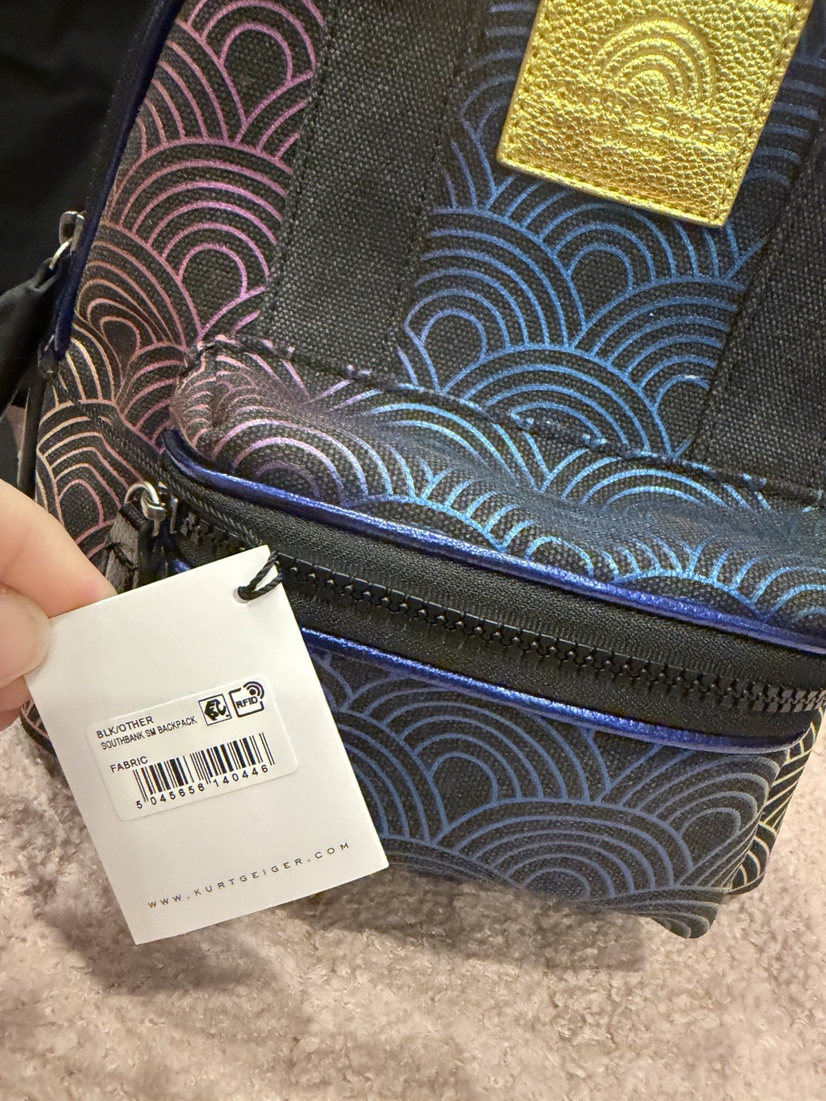 Kurt Geiger Southbank Backpack Small New With Tags And Dust Cover