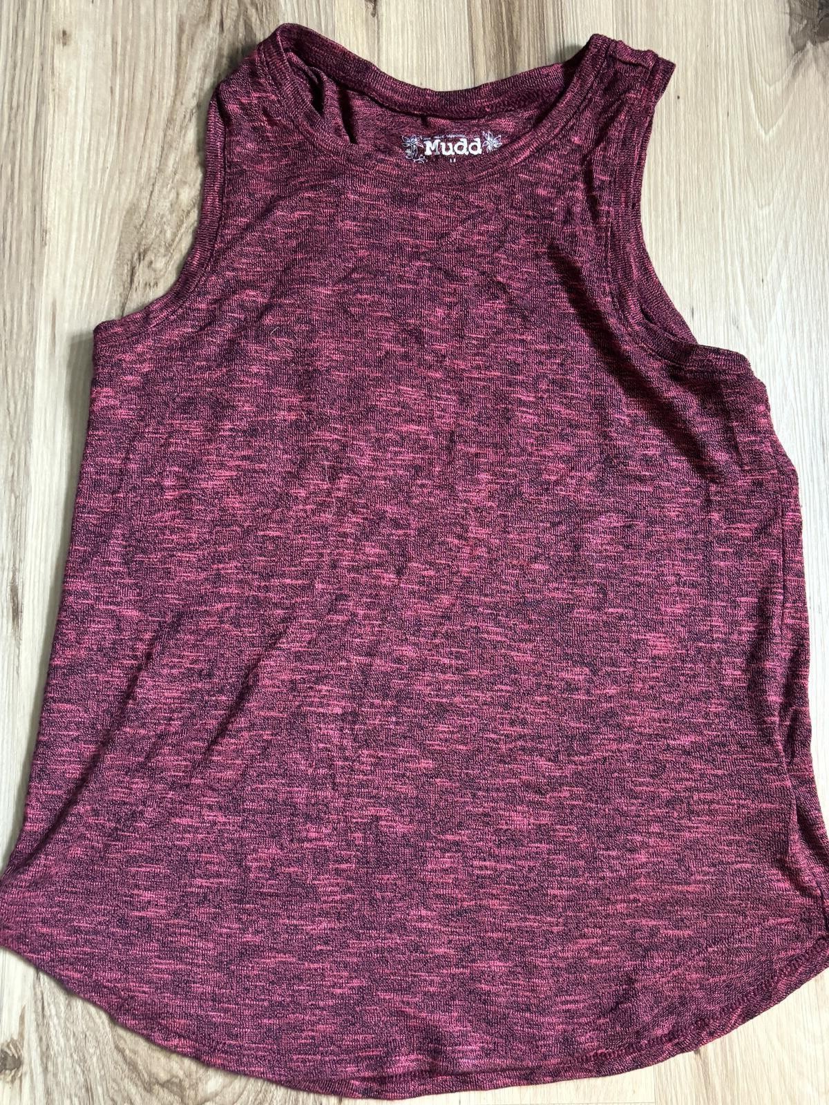 Mudd Women’s Burgundy Heather Sleeveless Tank Top Size Medium