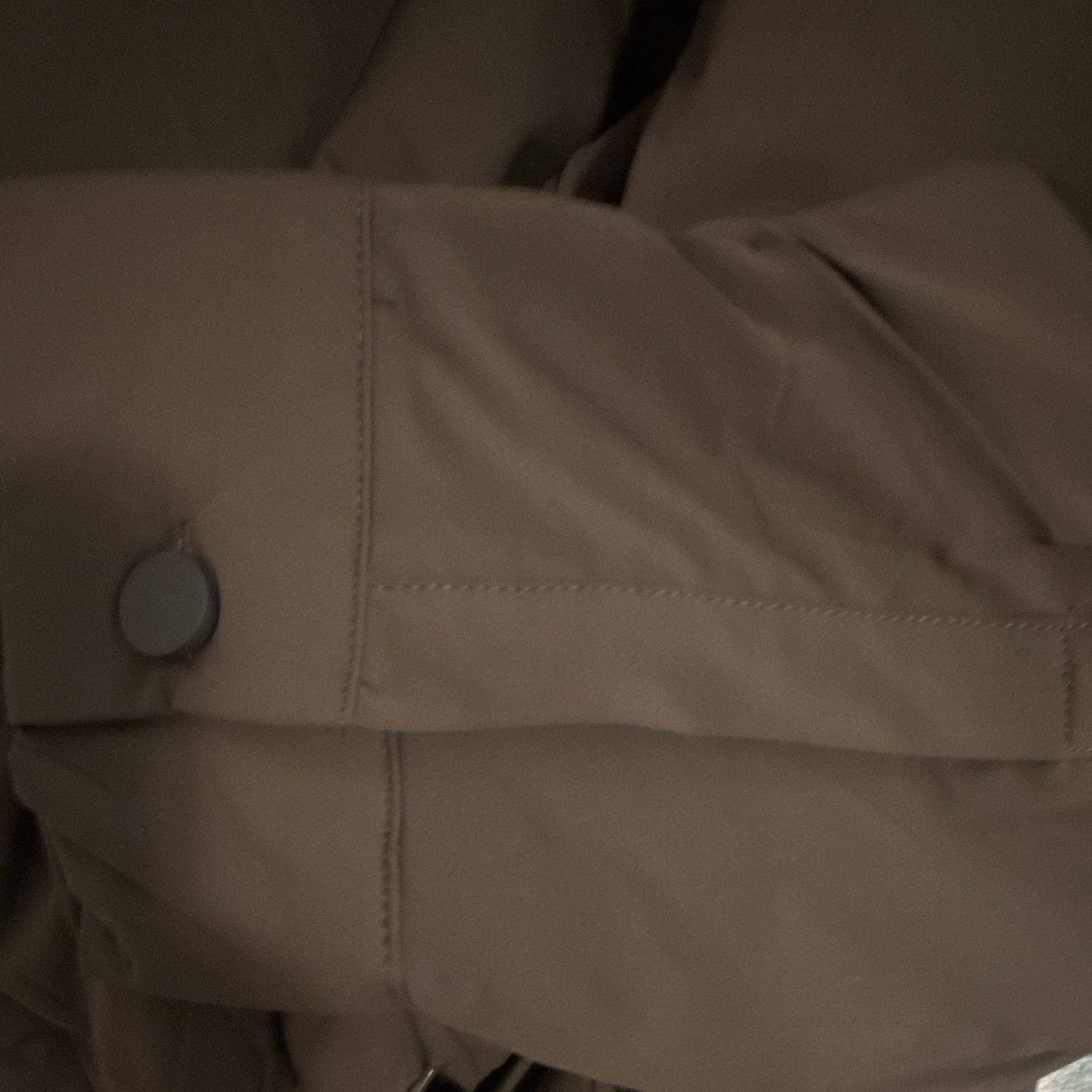 ESSENTIALS Fear of God off Black. nylon Full Zip Insulated shirt Jacket Size S