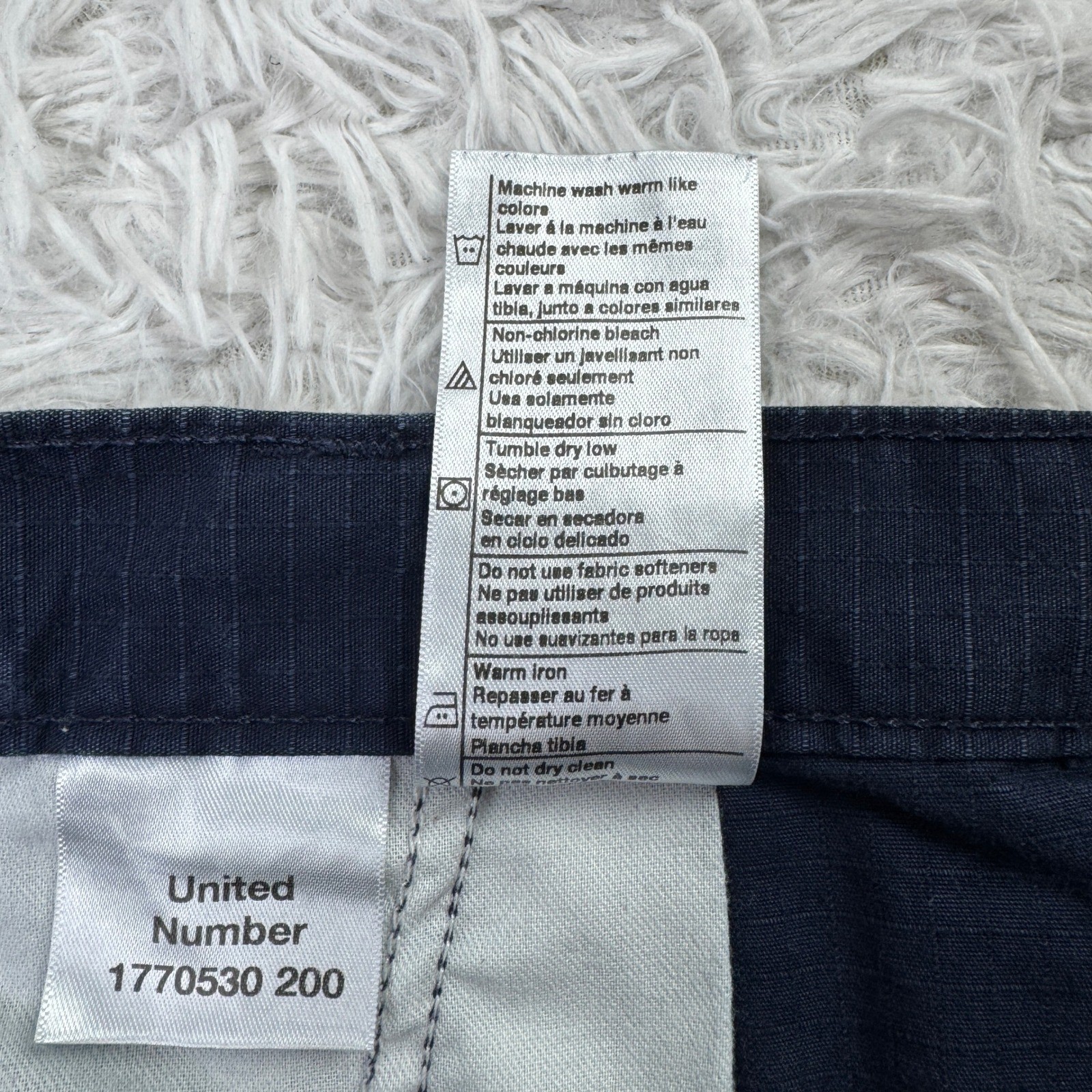 Carhartt Pants Mens 42×30 Blue Loose Fit Force Broxton Cargo Pant United Ripstop