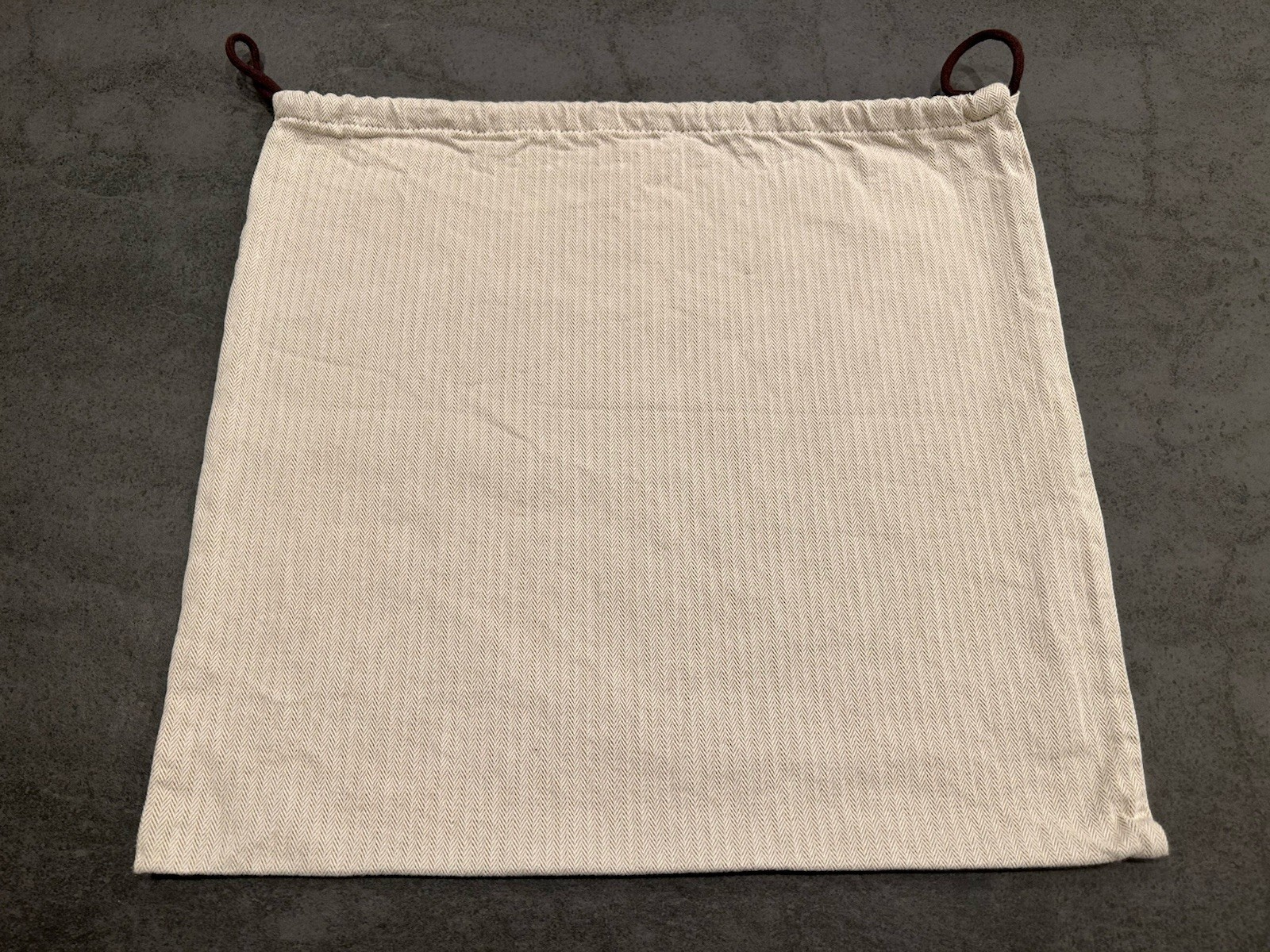 Hermes Drawstring Storage Dust Bag 17×17 Inch Authentic