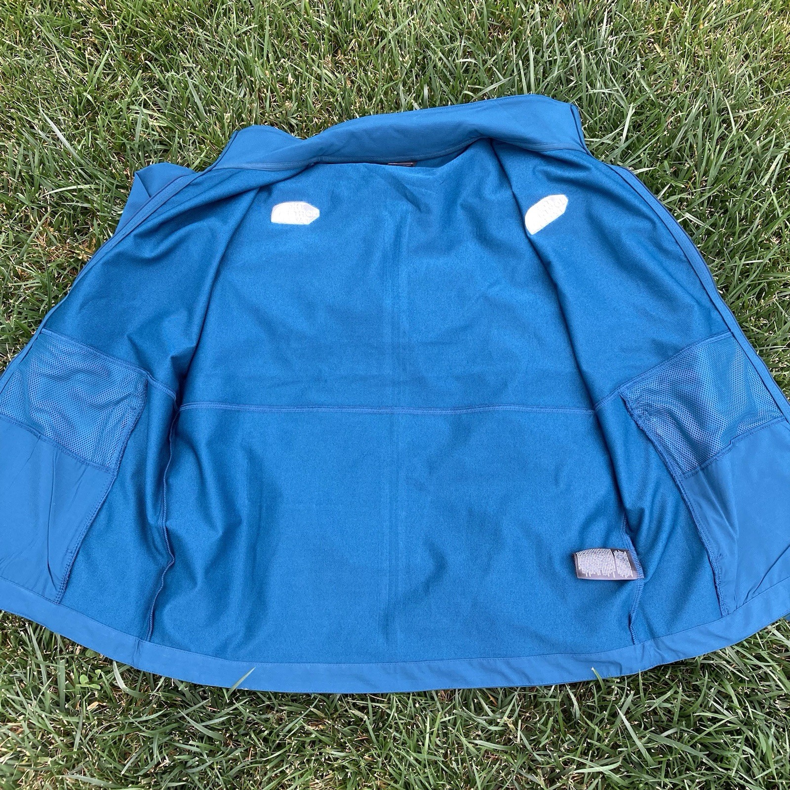 The North Face Willow Stretch Jacket Windwall Ripstop Midnight Petrol Blue Sz L