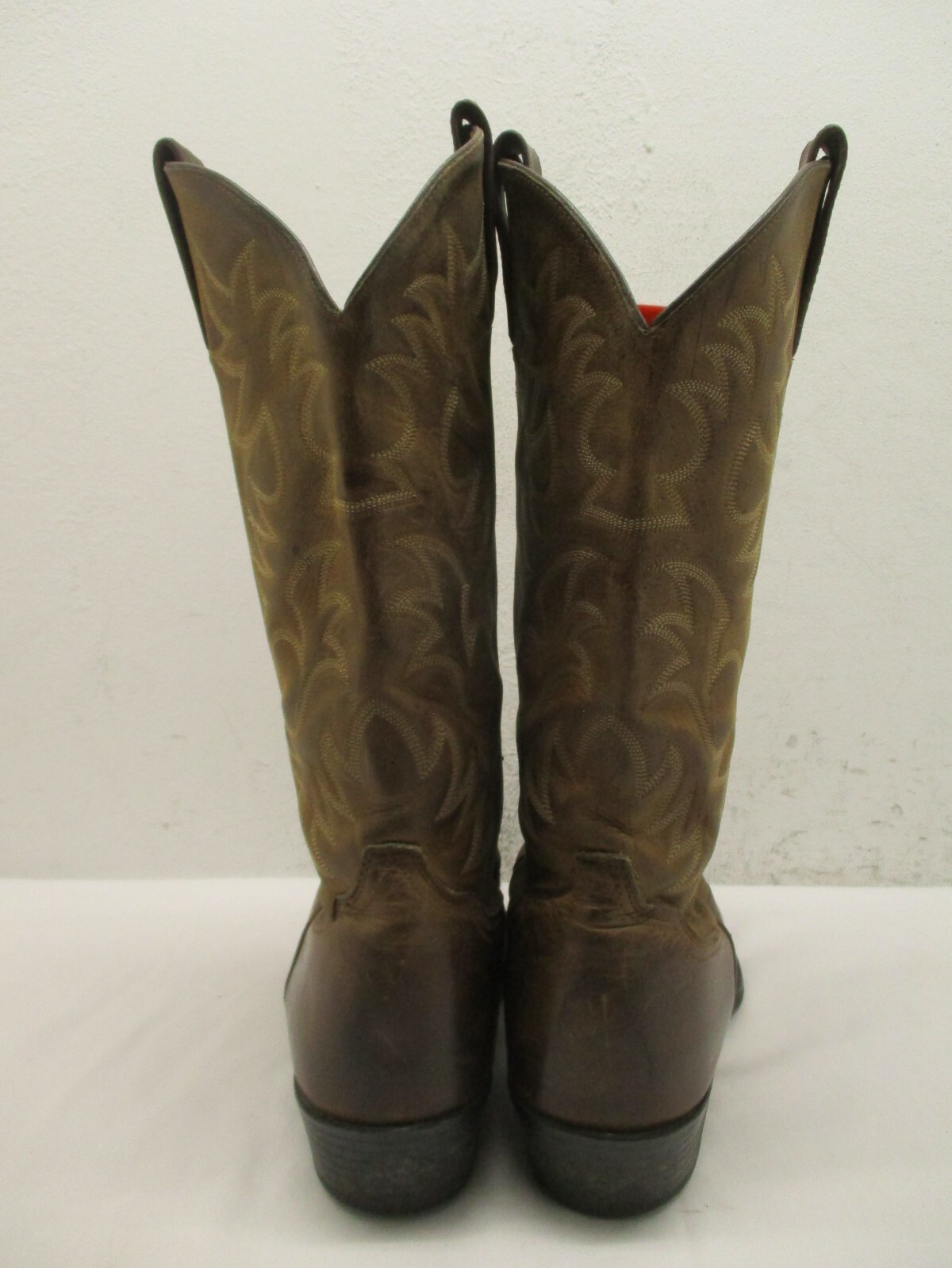 Ariat Heritage Brown Leather Cowboy Western Boots Mens Size 9.5 EE Style 34725